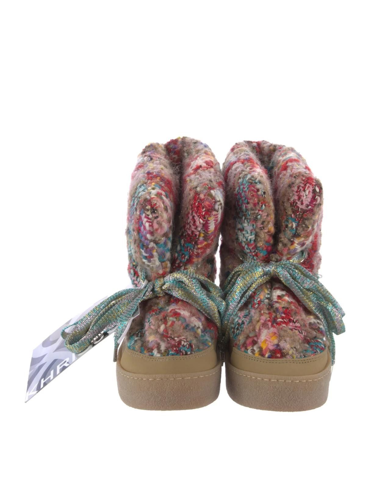 Khrisjoy Khrisjoy Tweed Pattern Boots US10 Size US 10 / IT 40 - 3 Thumbnail