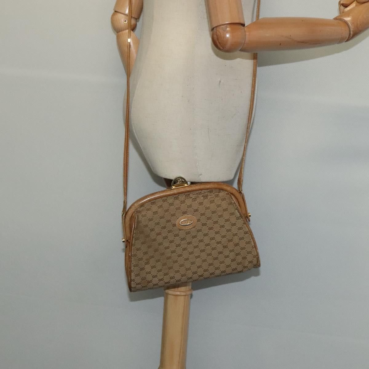 Gucci GUCCI Micro GG Supreme Shoulder Bag Pvc Beige Gold 001 261 Size ONE SIZE - 20 Thumbnail