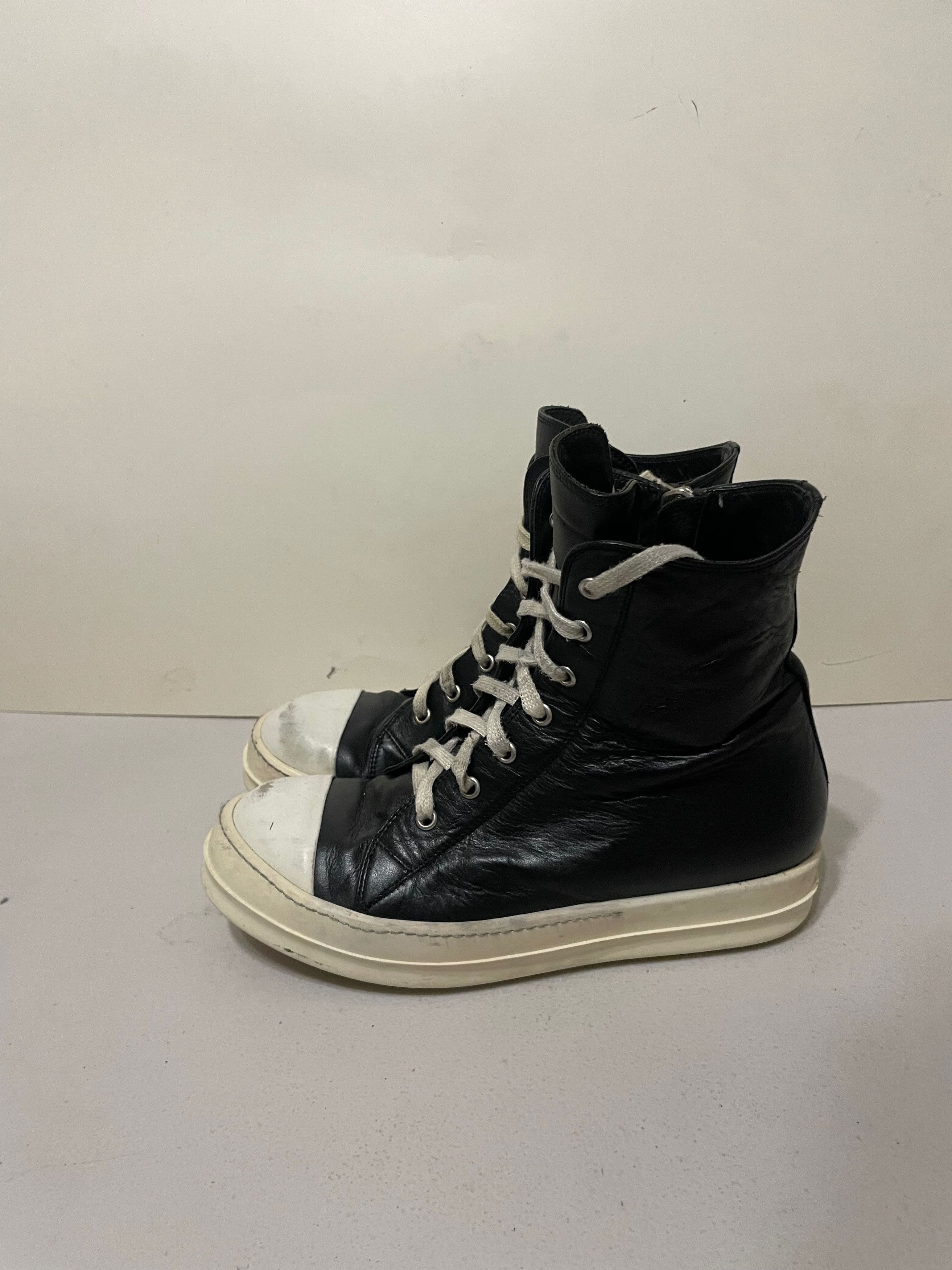 Rick Owens Leather Ramones Size US 6 / EU 39 - 3 Thumbnail