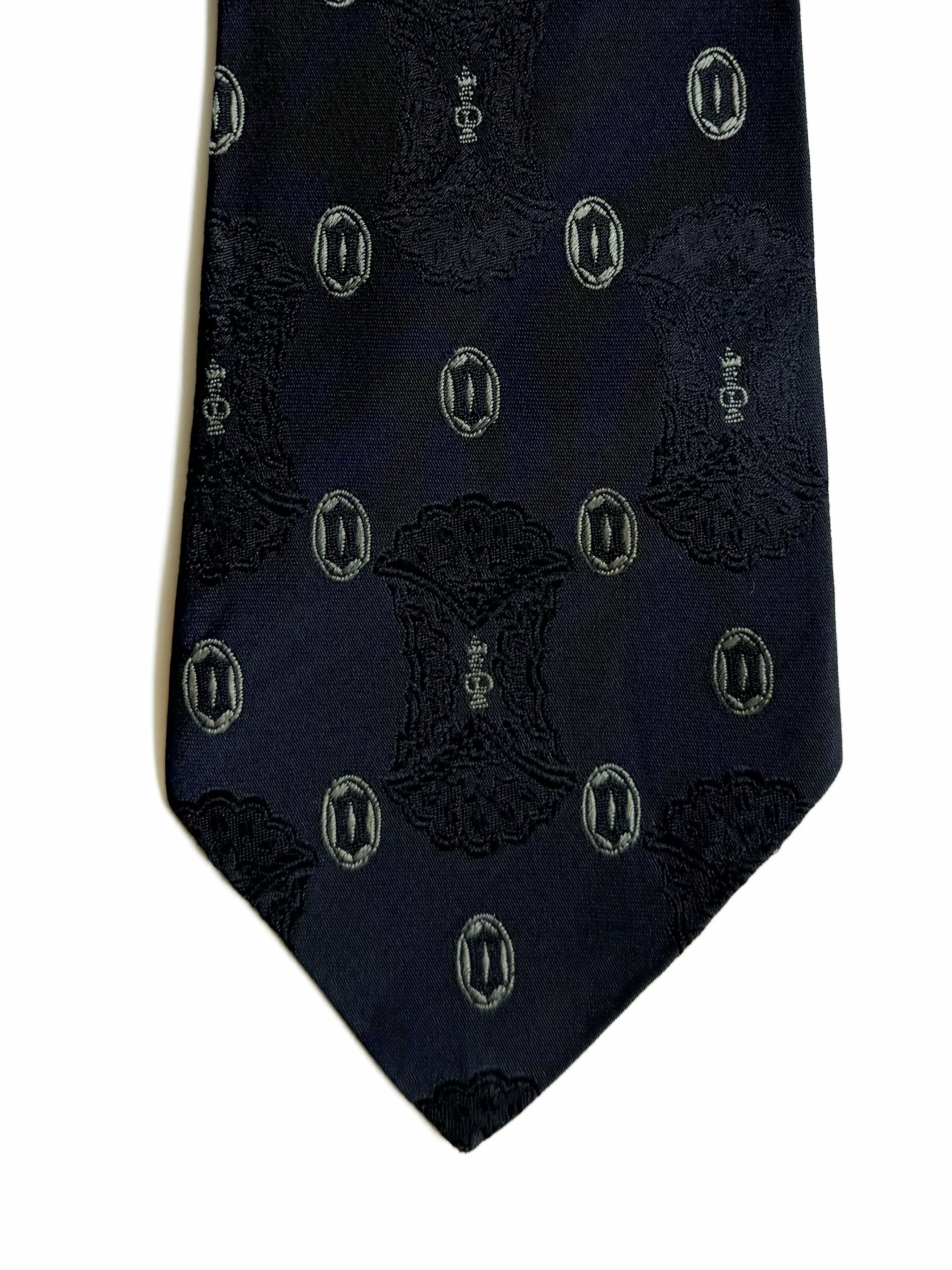 Lanvin Vintage Men's Lanvin Silk Neck Tie Size ONE SIZE - 1 Thumbnail