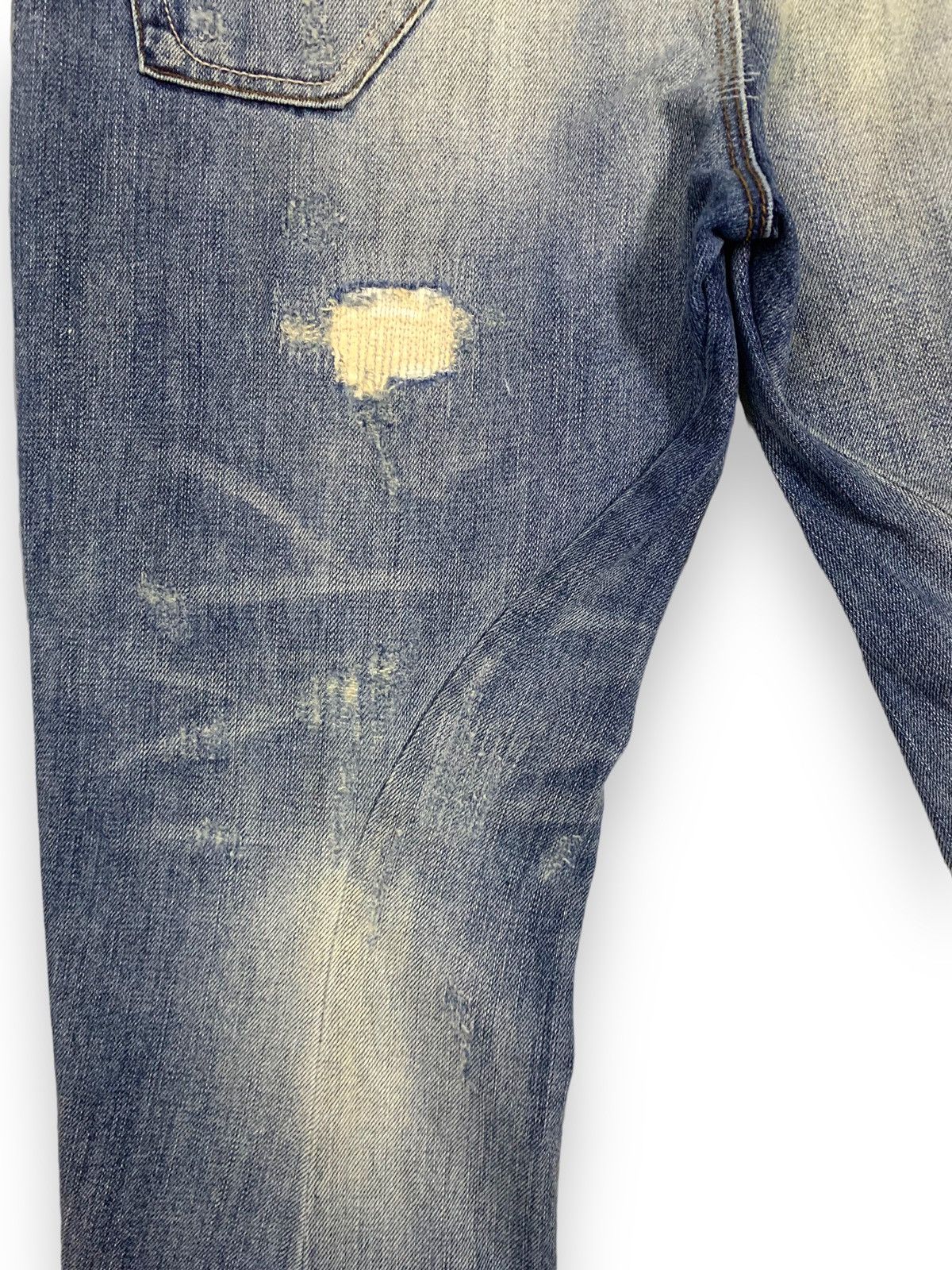 14th Addiction Japanese Brand Buckle Back Splatter Distressed Punk Jeans Size US 32 / EU 48 - 14 Thumbnail