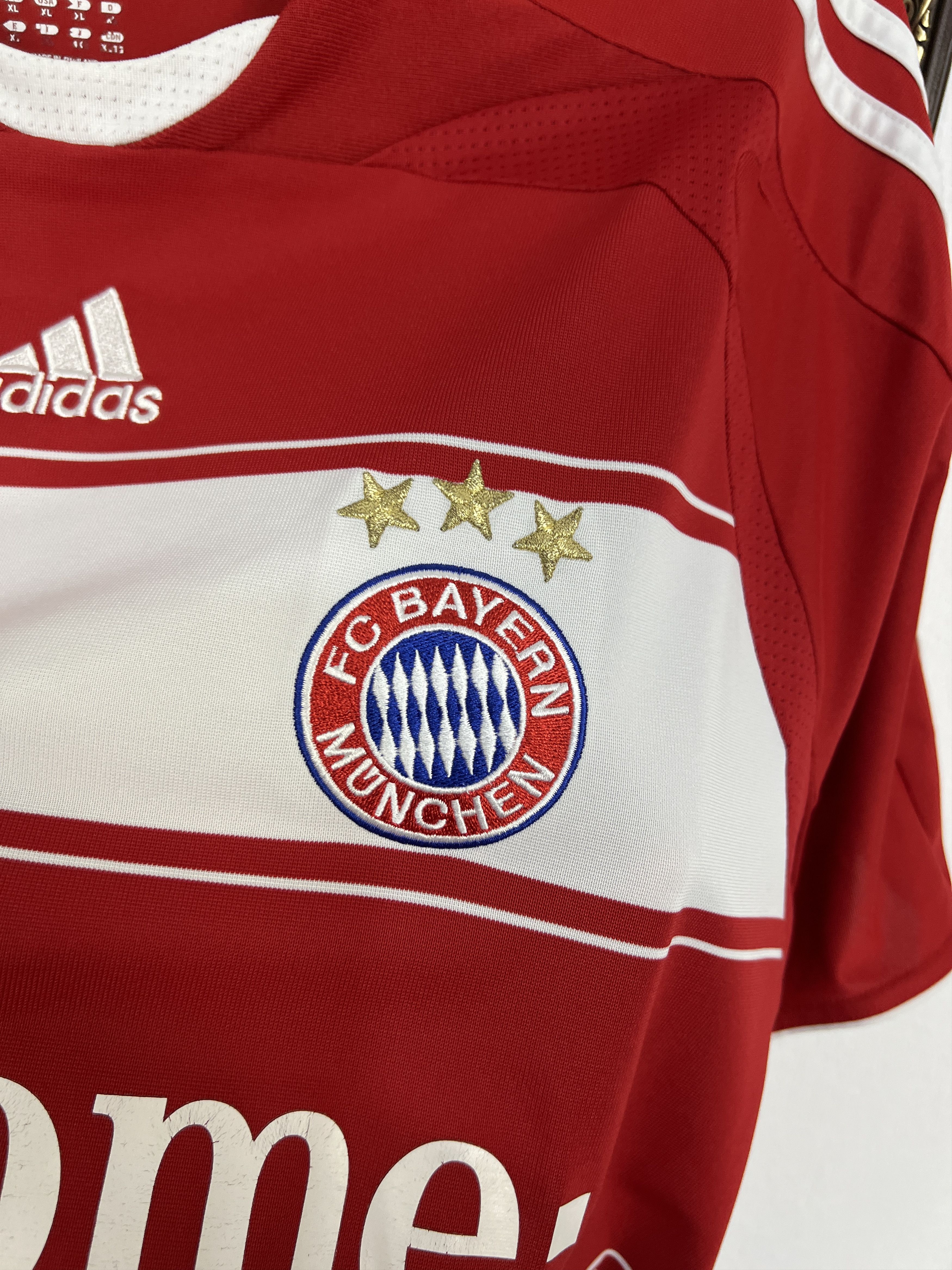 Adidas Bayern Munich Home football shirt 2007 Soccer Adidas Size US XL / EU 56 / 4 - 4 Thumbnail