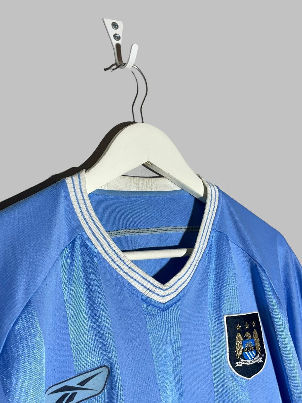 Reebok Manchester City Reebok 2003/04 Vintage Home Football Shirt Size US M / EU 48-50 / 2 - 3 Thumbnail