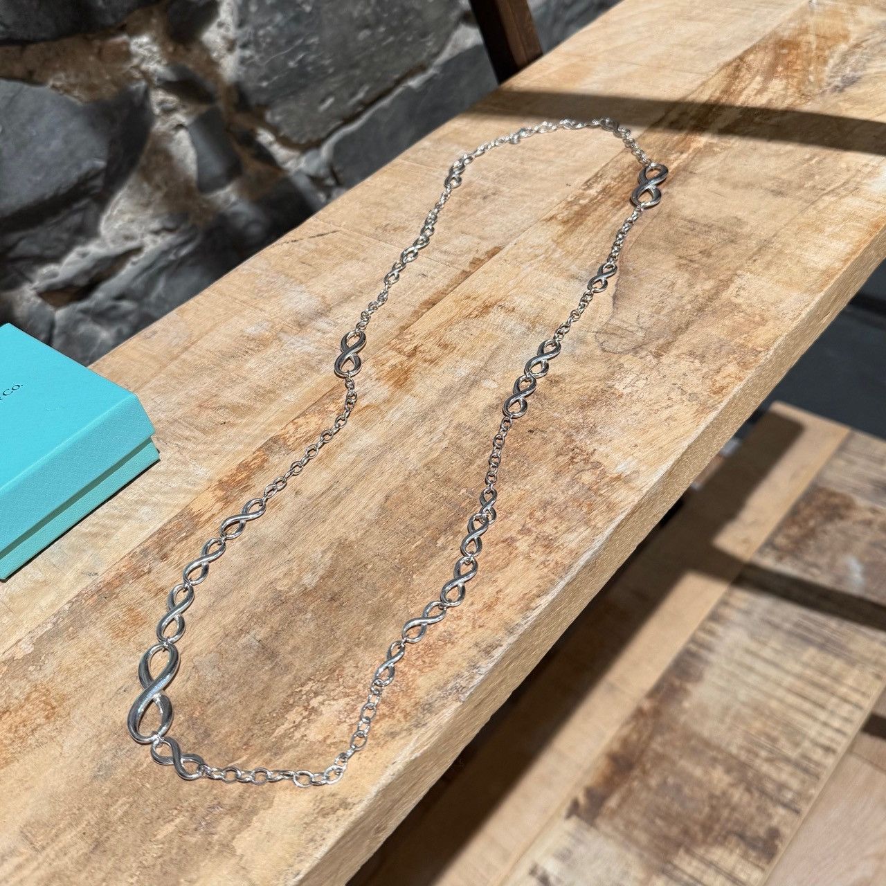 Tiffany & Co. Tiffany & Co Long Infinity Station Sterling Silver Necklace Size ONE SIZE - 5 Thumbnail