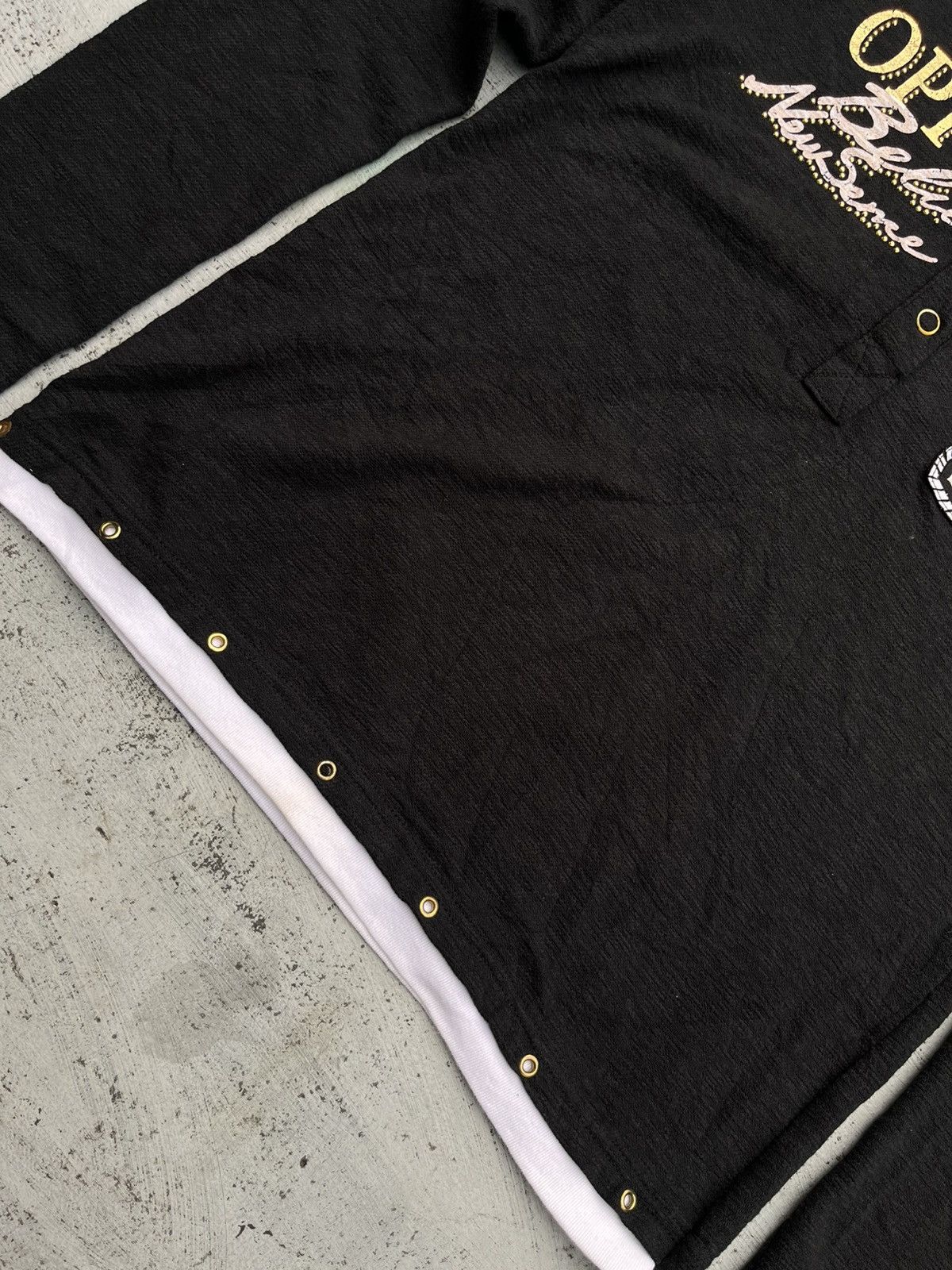 20471120 New Sense Poem Gold Gohtic Hoodie Punk Lgb Kmrii Y2K Size US S / EU 44-46 / 1 - 2 Thumbnail