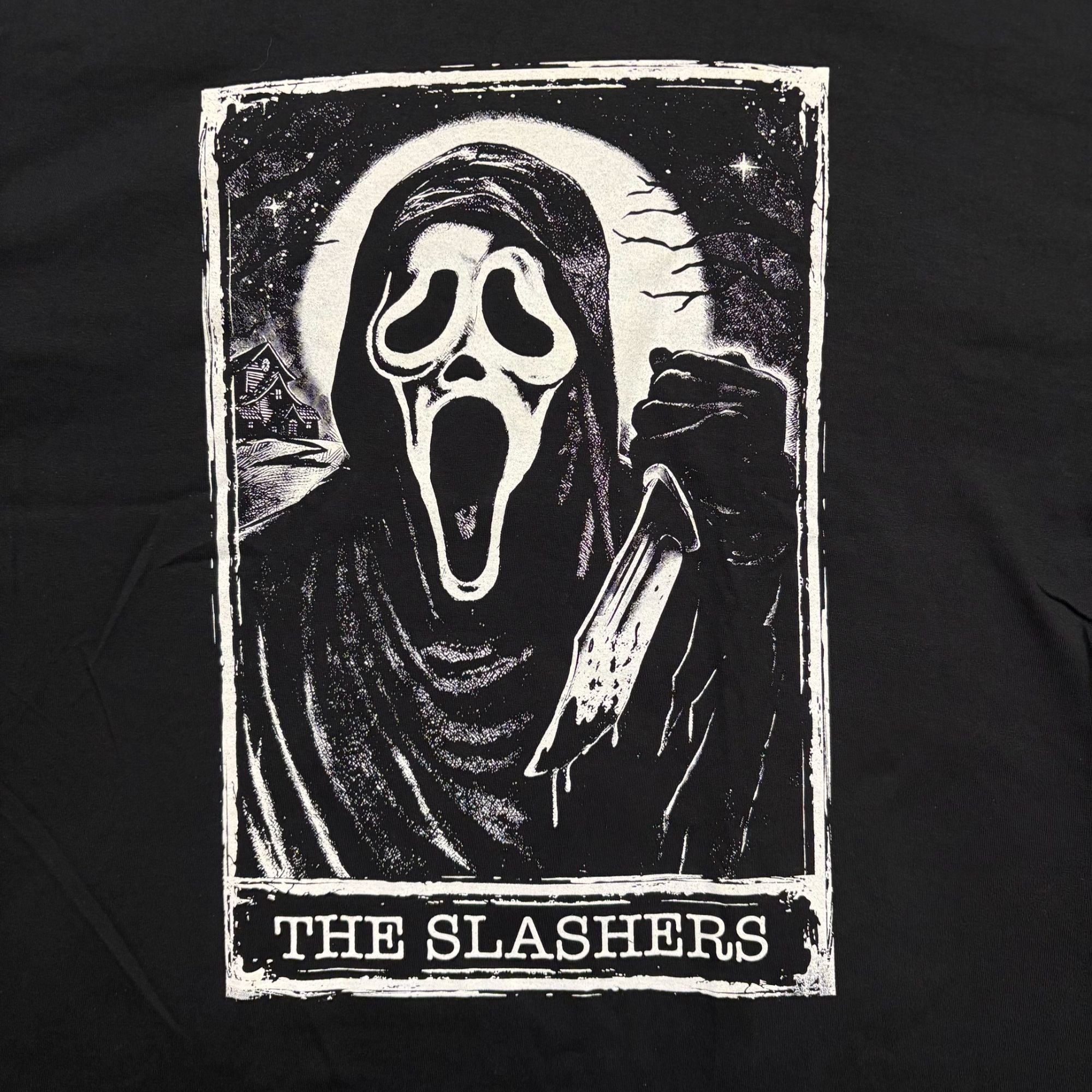 Universal Studios Scream Ghostface Tarot Card The Slasher Horror Tee XL Size US XL / EU 56 / 4 - 2 Thumbnail