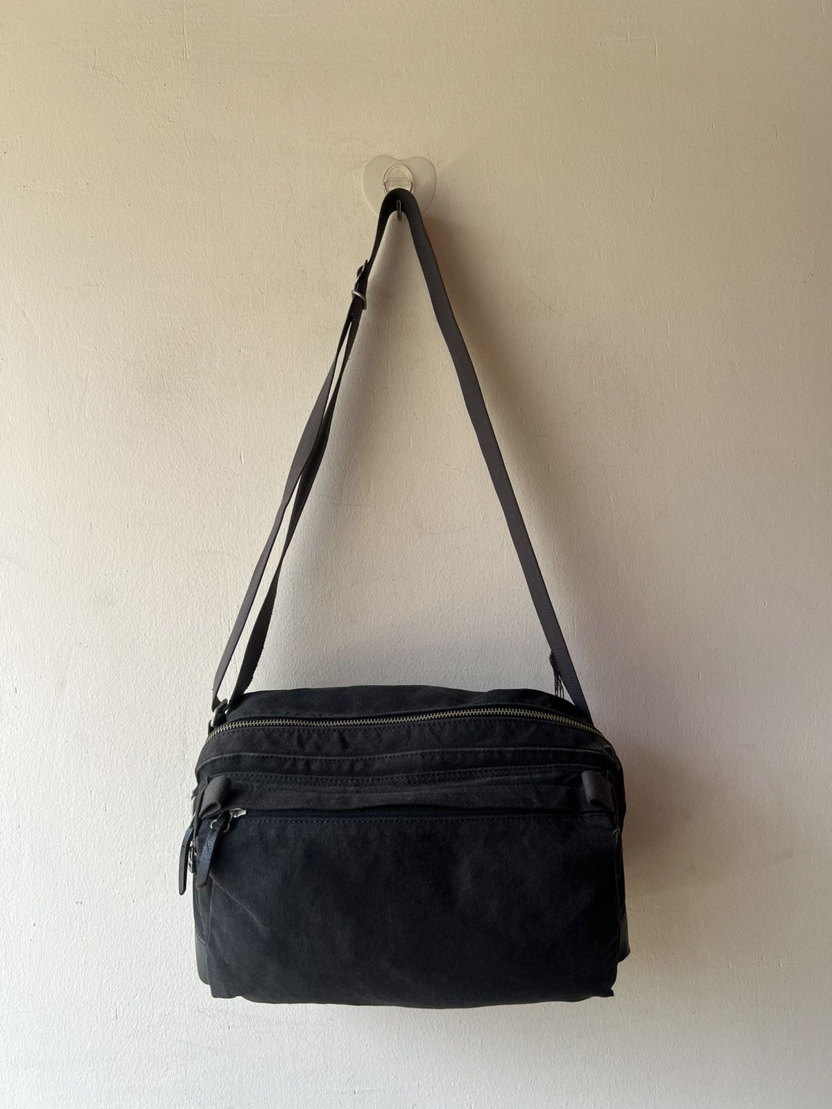 Porter Porter X Margaret Howell Distressed Messenger Bag Size ONE SIZE - 8 Thumbnail