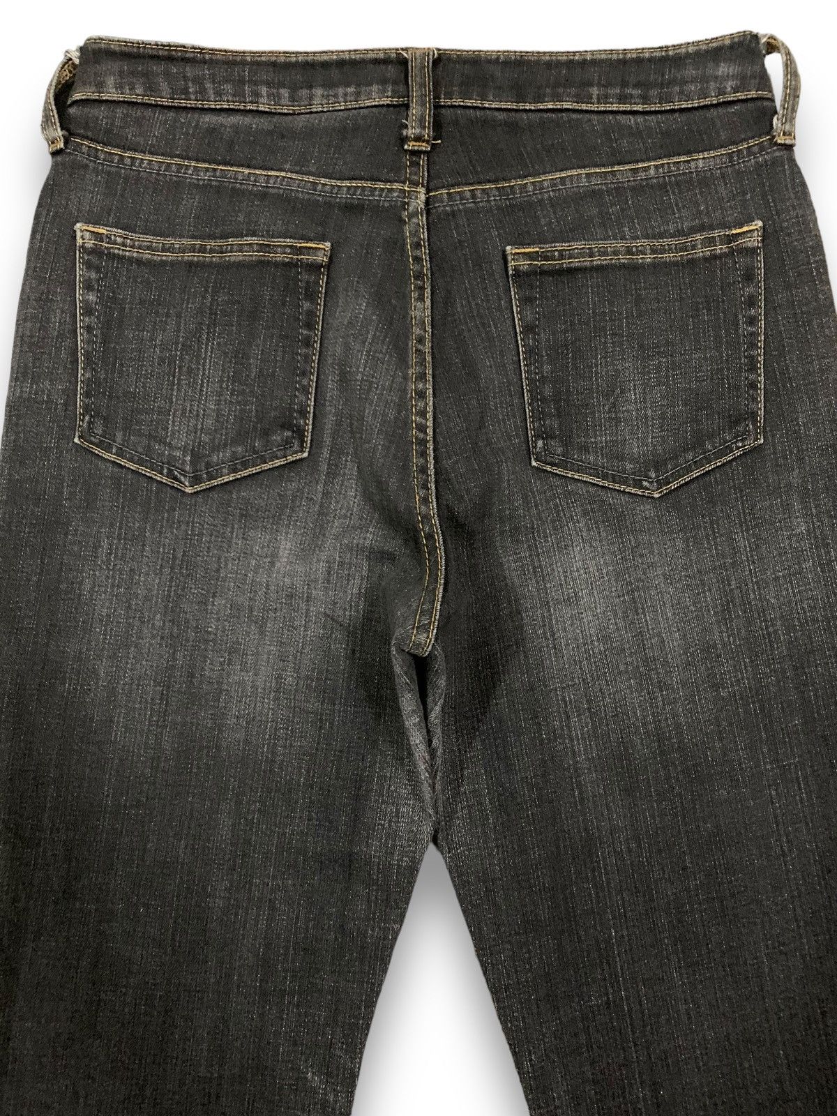 Uniqlo Vintage Y2K Uniqlo Faded Washed Flare Bell Bottom Jeans Size US 28 / EU 44 - 10 Thumbnail
