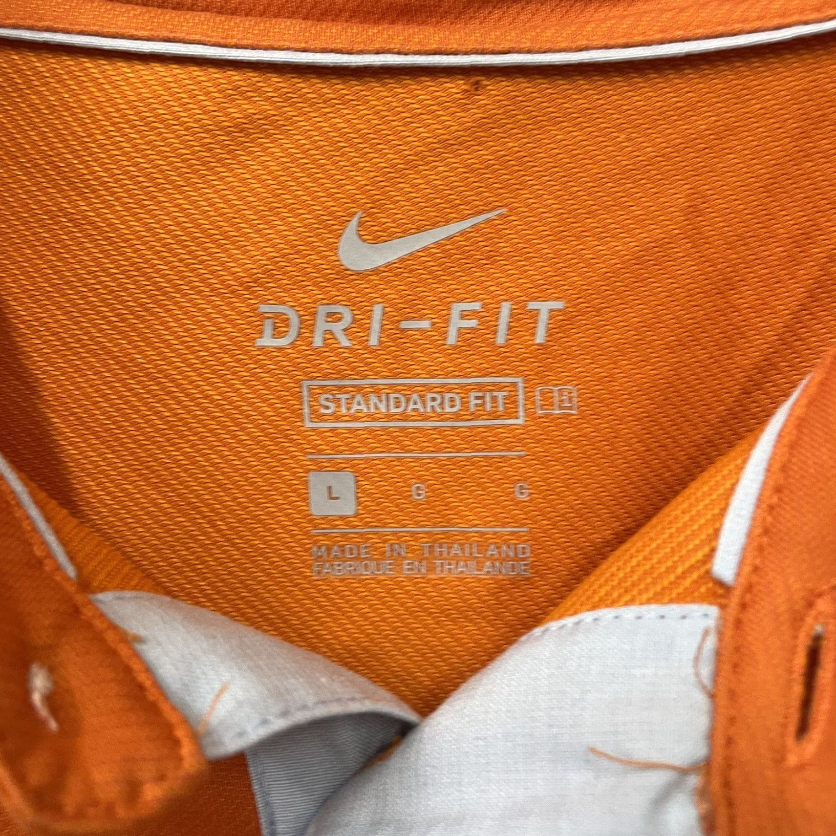 Nike Nike Dri-Fit Polo Shirt Size L Orange Pocket Standard Fit Athletic Stretchy Mens Size US L / EU 52-54 / 3 - 4 Thumbnail