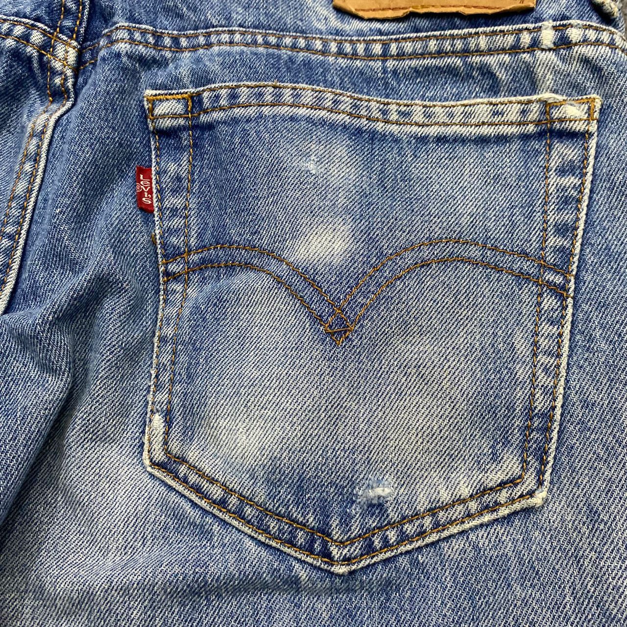 Levi's 💥Vintage 90s Levis Distressed Denim Kurt Cobain Style Size US 34 / EU 50 - 17 Thumbnail