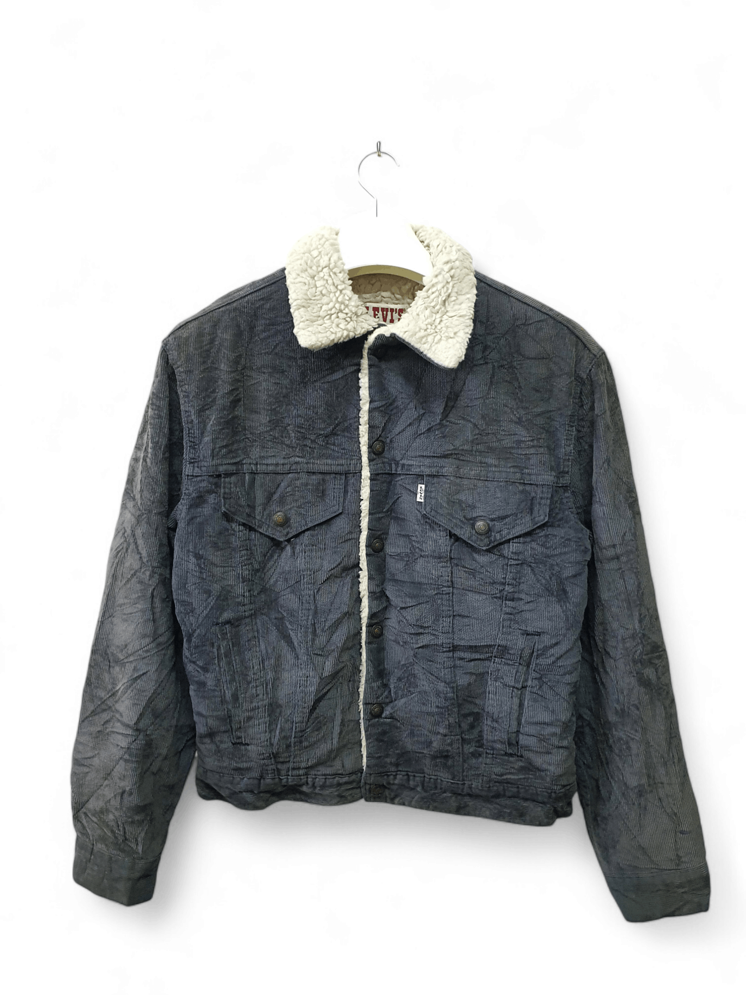 Levi's 90s Levi's San Francisco denim sherpa jacket. Size US L / EU 52-54 / 3 - 1 Thumbnail