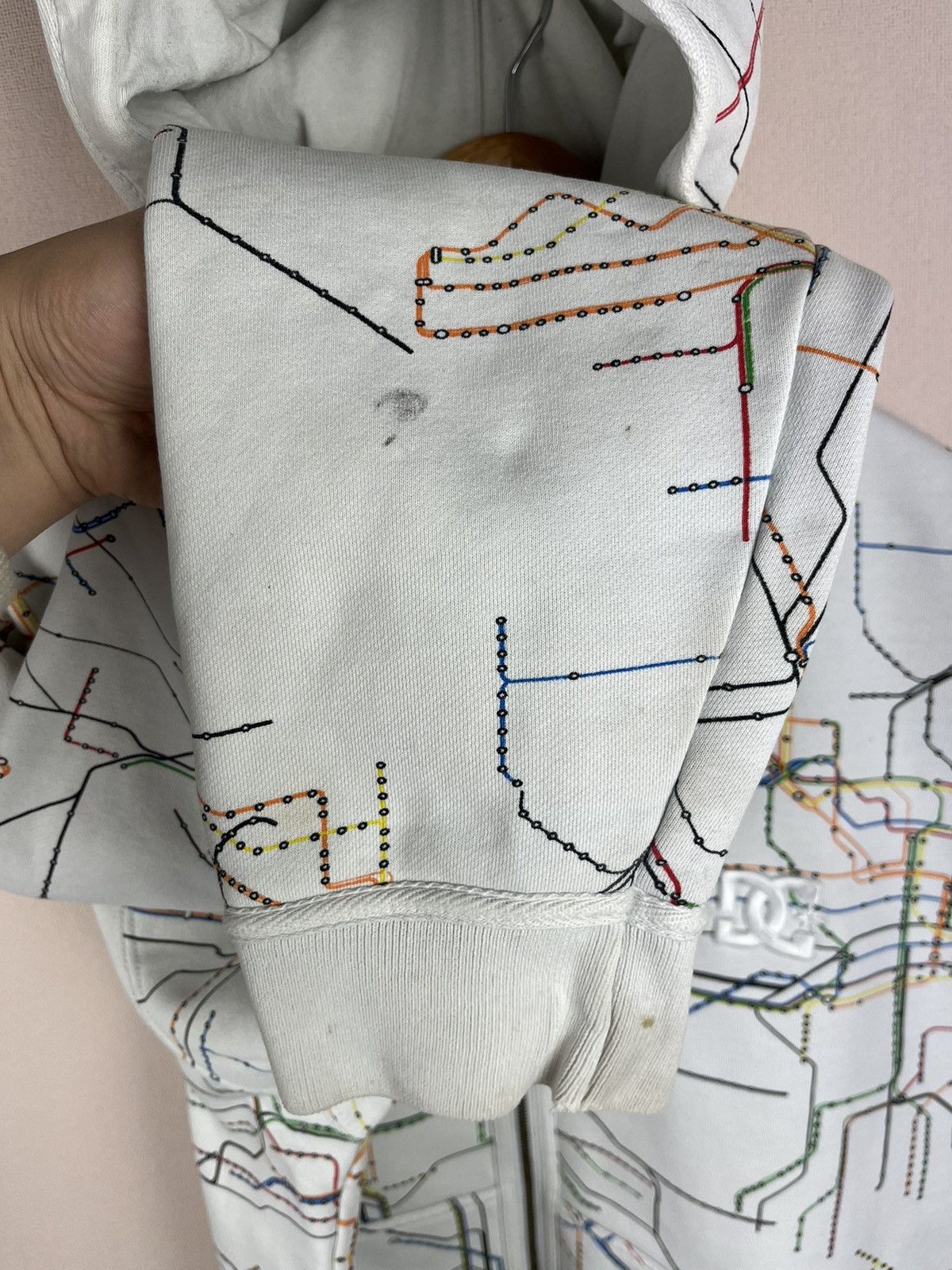 DC DC Shoes Spec Op Subway Map All Over Print Full Zip Hoodie Size US XXL / EU 58 / 5 - 8 Thumbnail