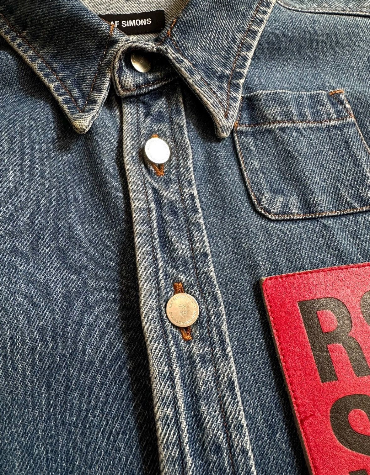 Raf Simons Raf Simons oversize denim shirt.-2505 Size US L / EU 52-54 / 3 - 6 Thumbnail