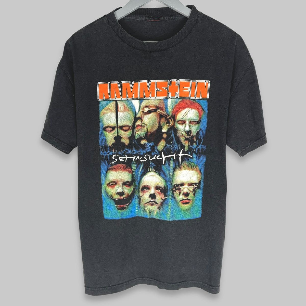 Band Tees Vintage 90s Rammstein Sehnsucht Live Aus Berlin Band T Shirt Size US XL / EU 56 / 4 - 1 Thumbnail