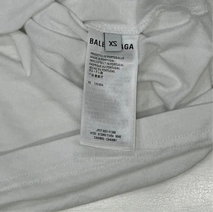 Balenciaga Balenciaga White Logo Print Short Sleeve T. Size US XS / EU 42 / 0 - 3 Thumbnail