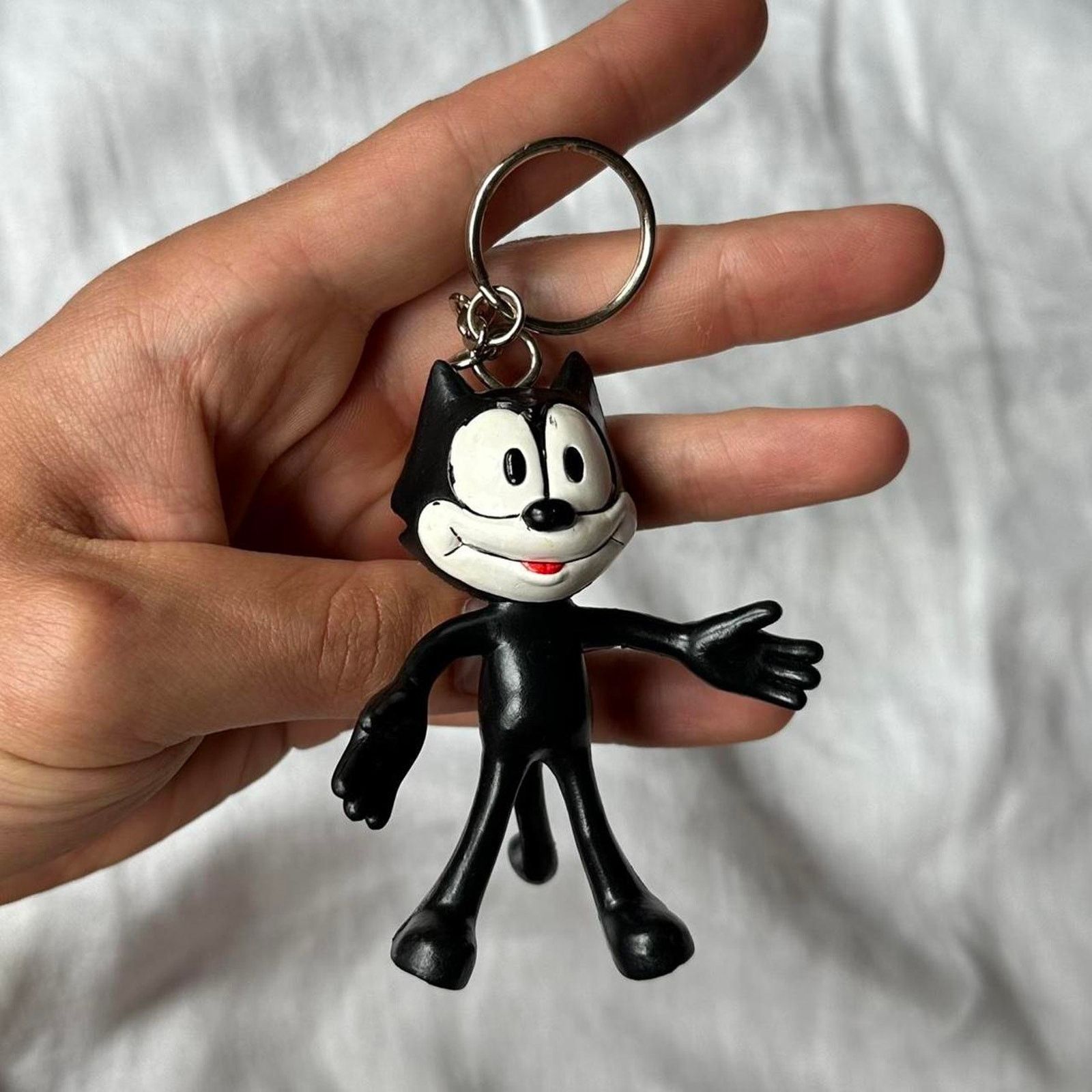 Vintage Vintage Felix The Cat Flexible Tv Show Keychain Figurine Size ONE SIZE - 7 Thumbnail