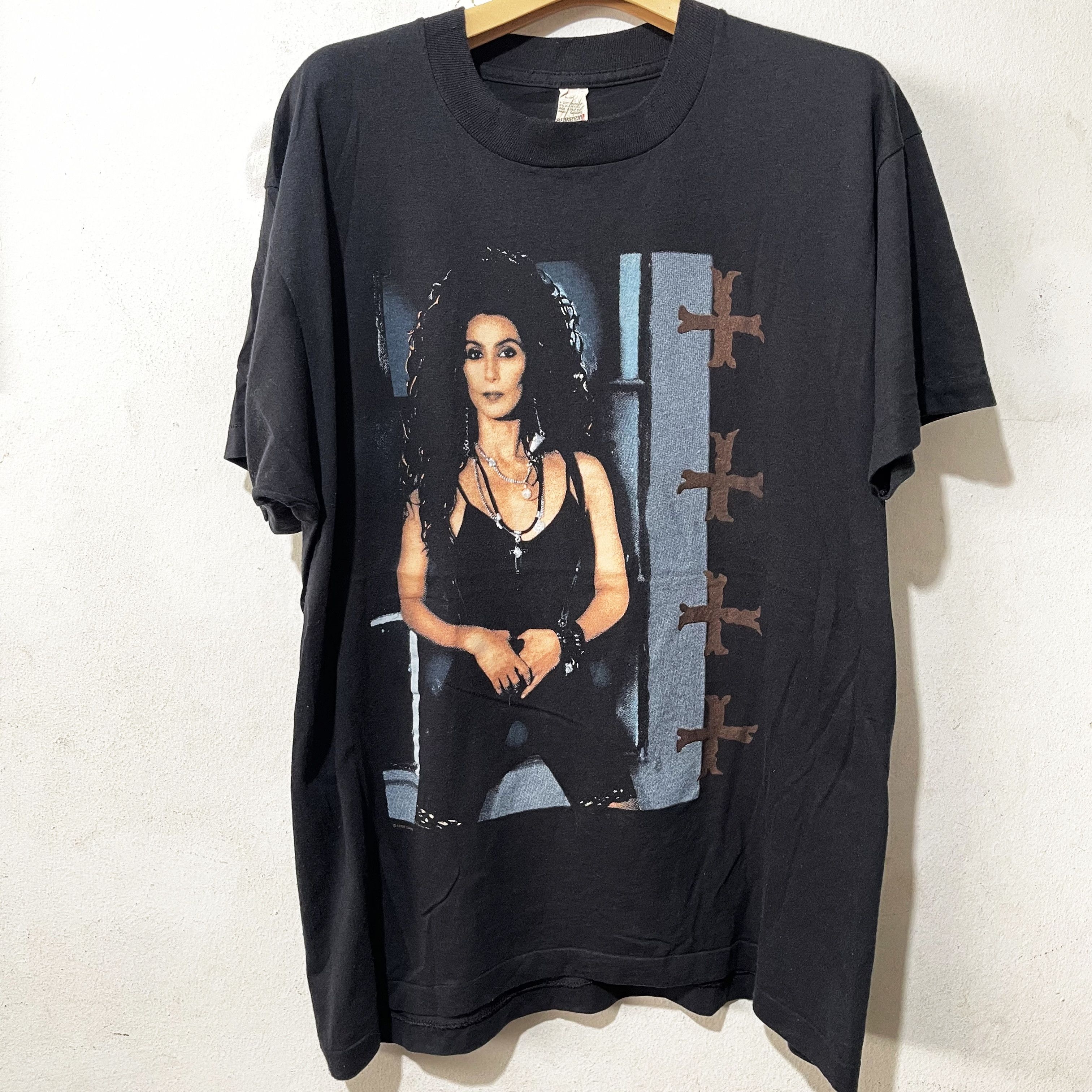 Band Tees × Vintage Vintage 1990 Cher Shirt Size US L / EU 52-54 / 3 - 1 Thumbnail