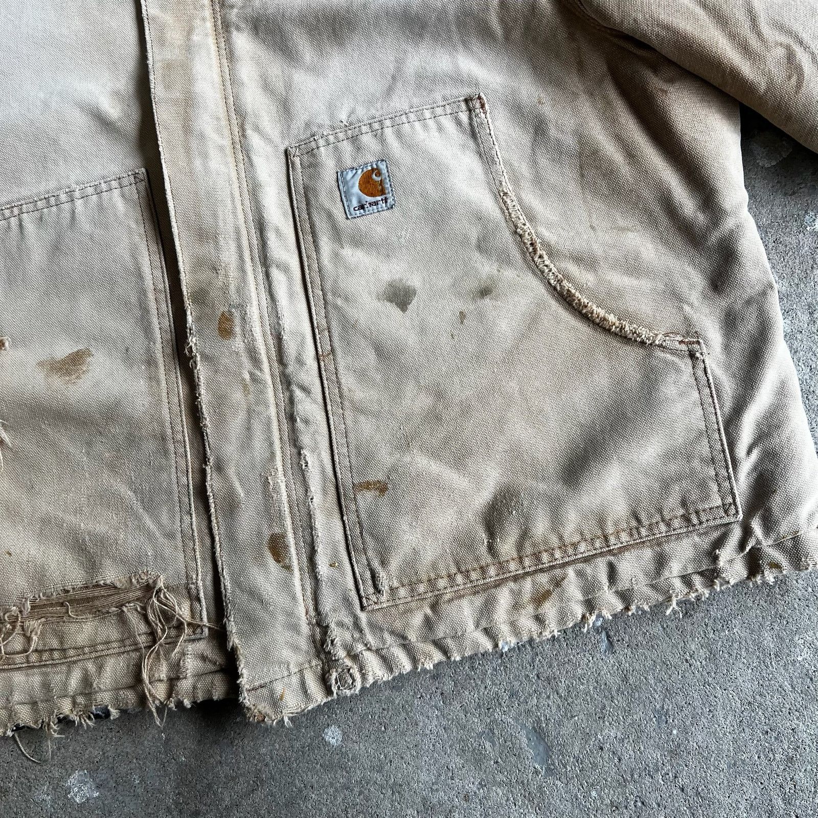 Carhartt × Vintage Carhartt faded brown thrashed arctic work wear jacket Size US L / EU 52-54 / 3 - 3 Thumbnail
