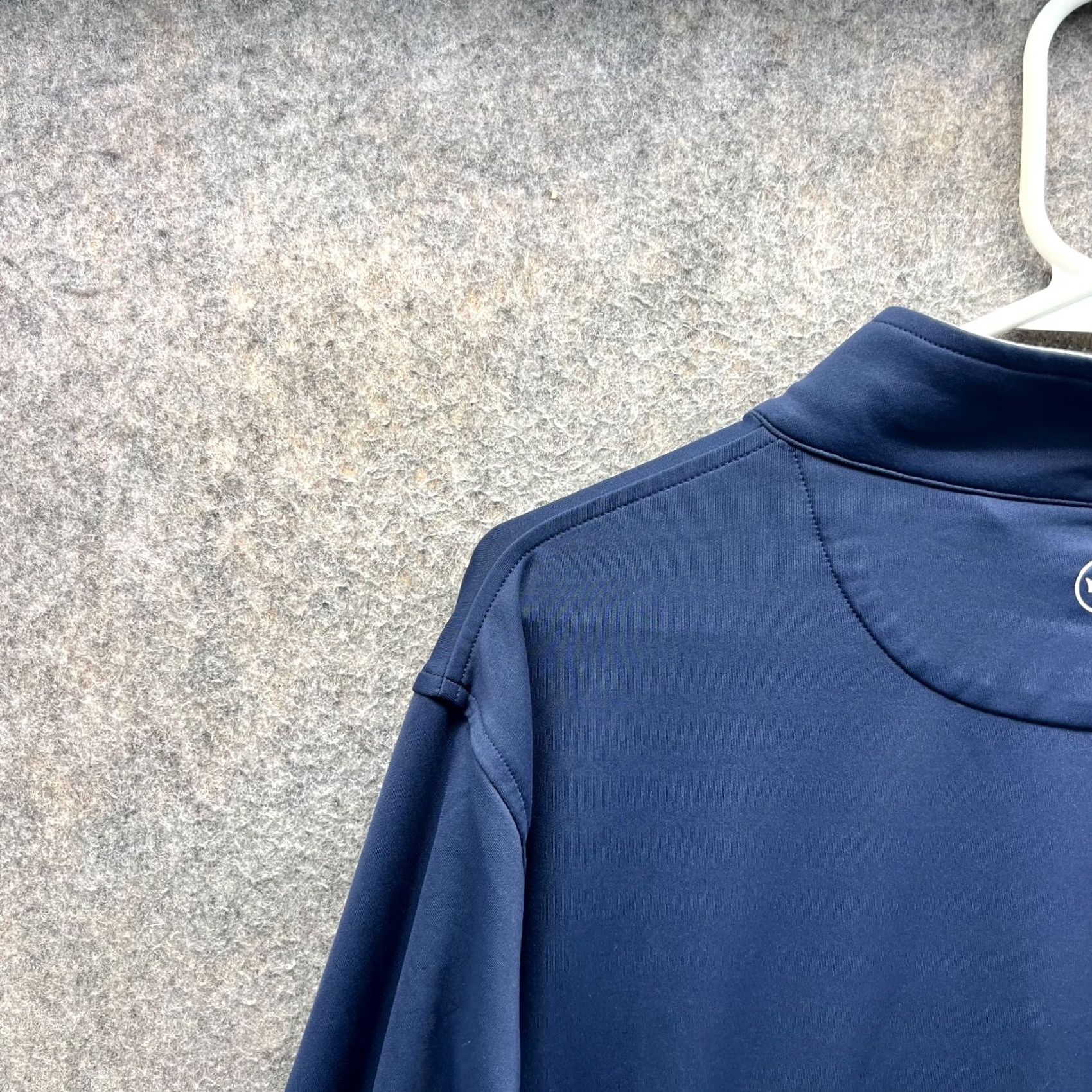 Peter Millar Peter Millar Pullover Sweatshirt Knit Mens XL Blue Zip Mock Neck Golf Logo Preppy All Seasons Shirt Size US XL / EU 56 / 4 - 4 Thumbnail