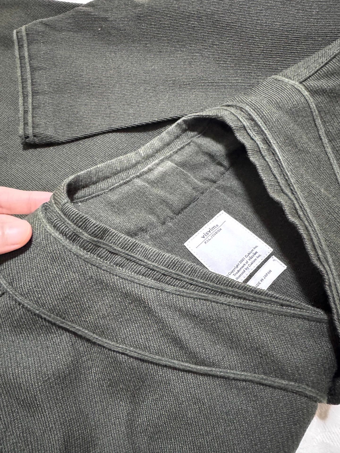 Visvim visvim 17aw dugout shirt wool-linen dark gray S Size US S / EU 44-46 / 1 - 8 Thumbnail