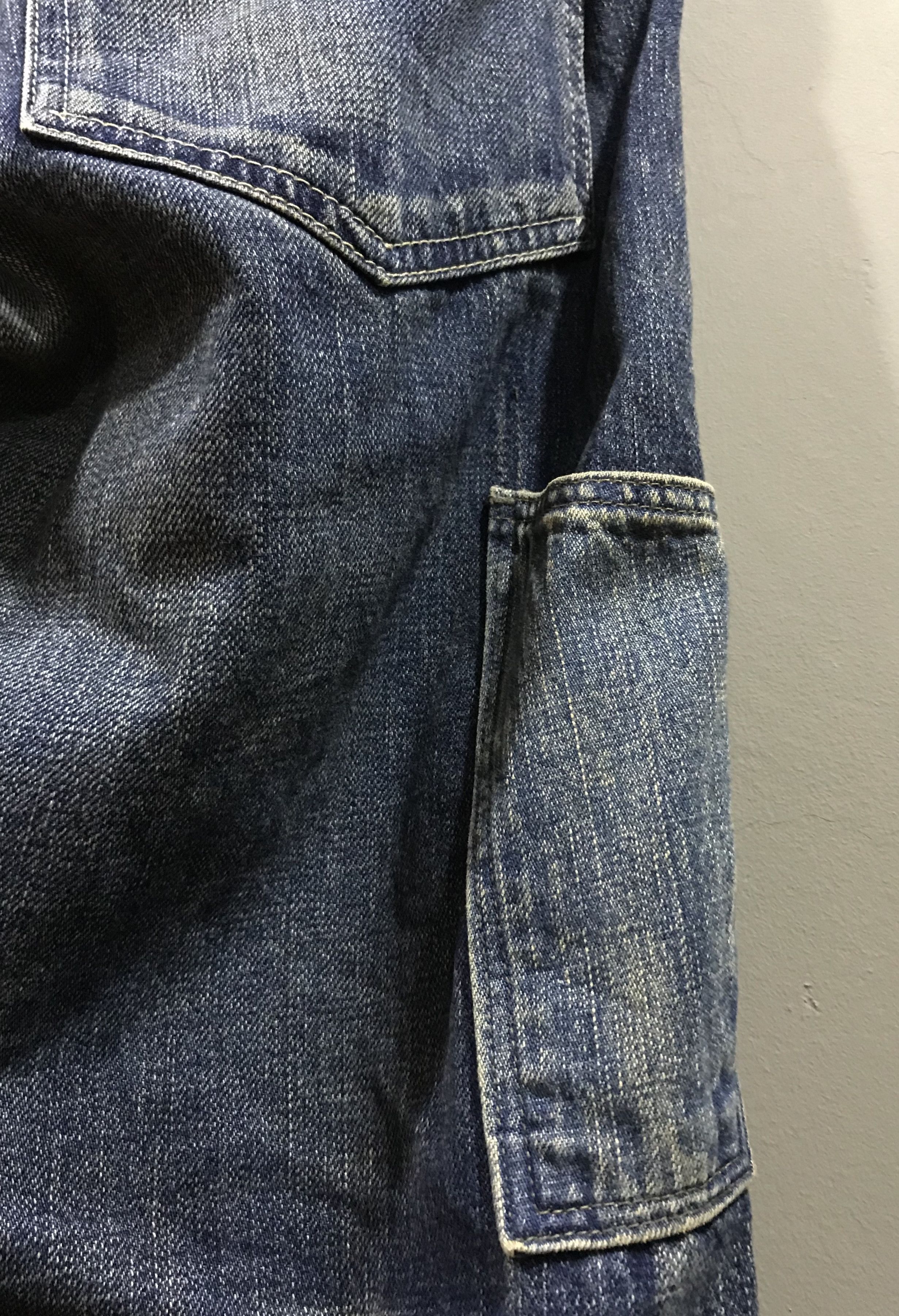 Johnbull Johnbull selvedge Carpenter denim buckle back jeans Size US 31 - 6 Thumbnail