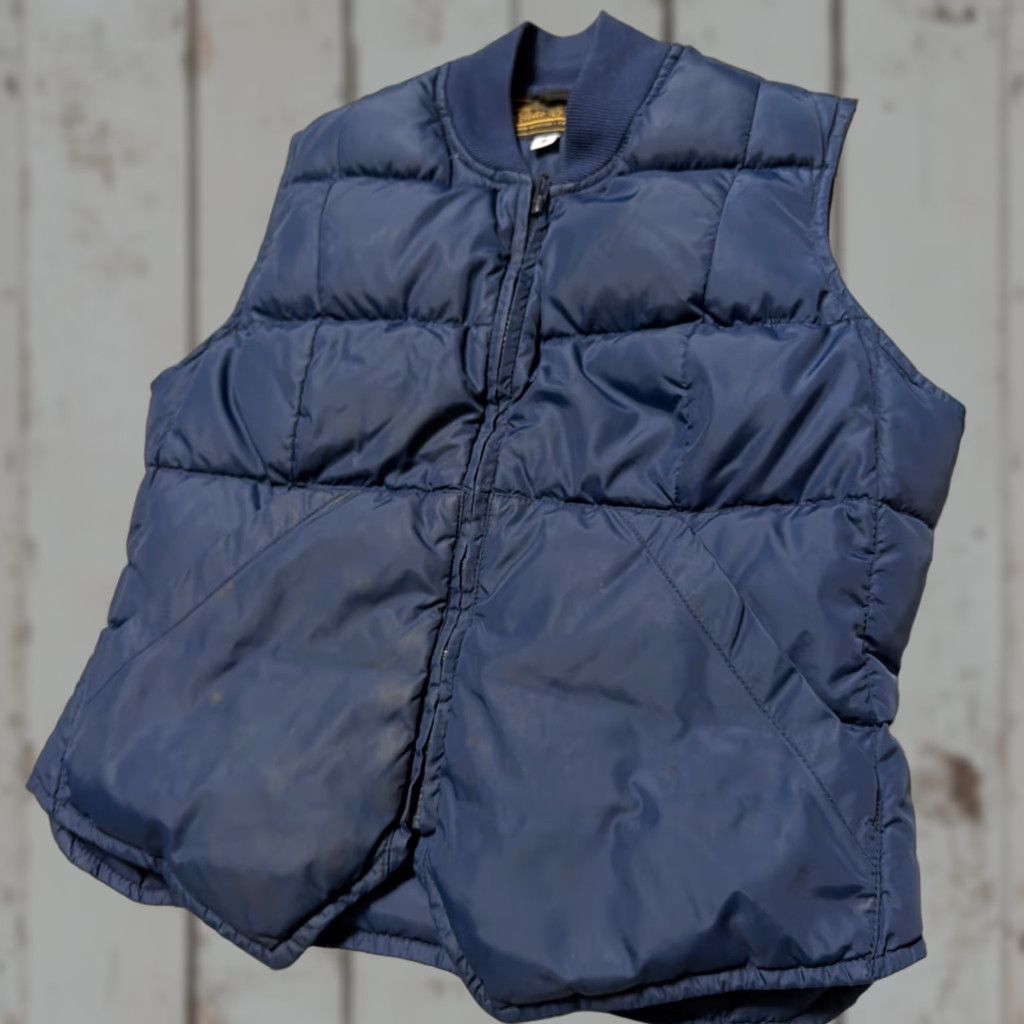 Eddie Bauer VINTAGE Eddie Bauer Vest Outdoor Puffer Quilted Goose Down Nylon Blue XS-S Unisex Adults 80s 90s Gorp Trek Hiking Ski Expedition Size US S / EU 44-46 / 1 - 1 Thumbnail