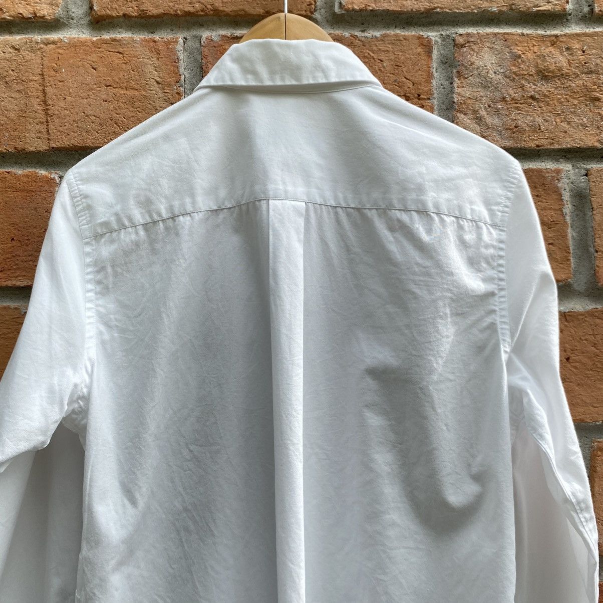 Comme des Garcons Comme des Garcons White Long Sleeve Pleated Shirt Size S / US 4 / IT 40 - 13 Thumbnail