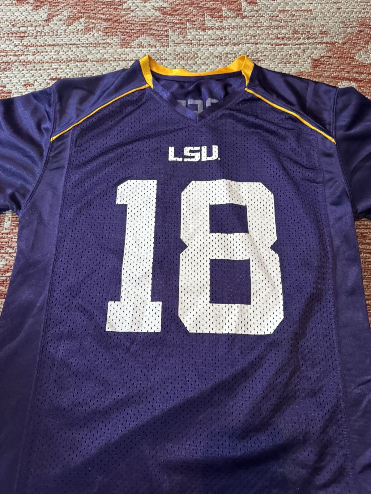 NCAA LSU TIGERS KIDS LARGE JERSEY WOMENS S PURPLE Size US XXS / EU 40 - 2 Thumbnail