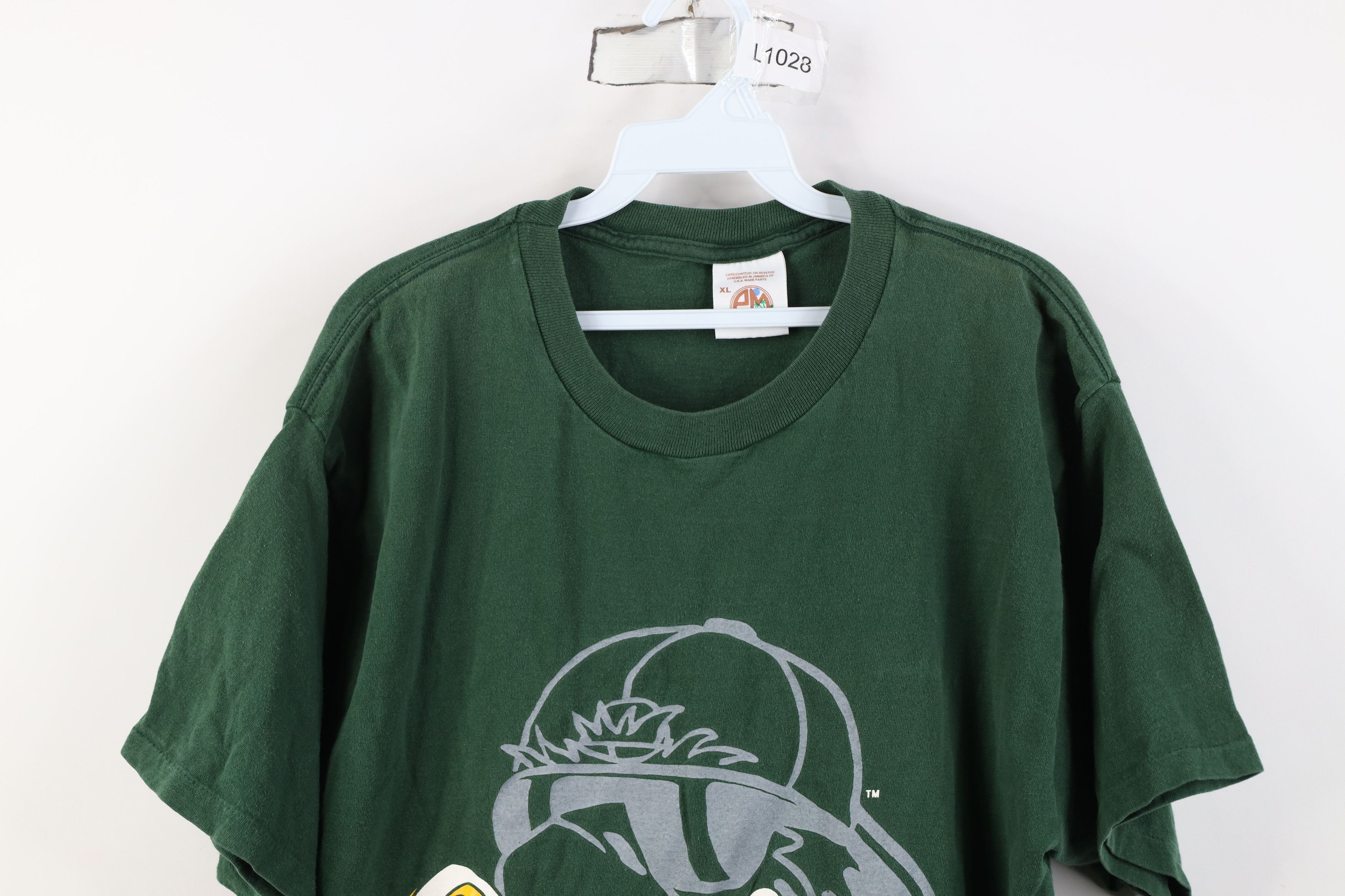 Vintage Vintage 90s Eastern Michigan University Short Sleeve T-Shirt Size US XL / EU 56 / 4 - 2 Thumbnail