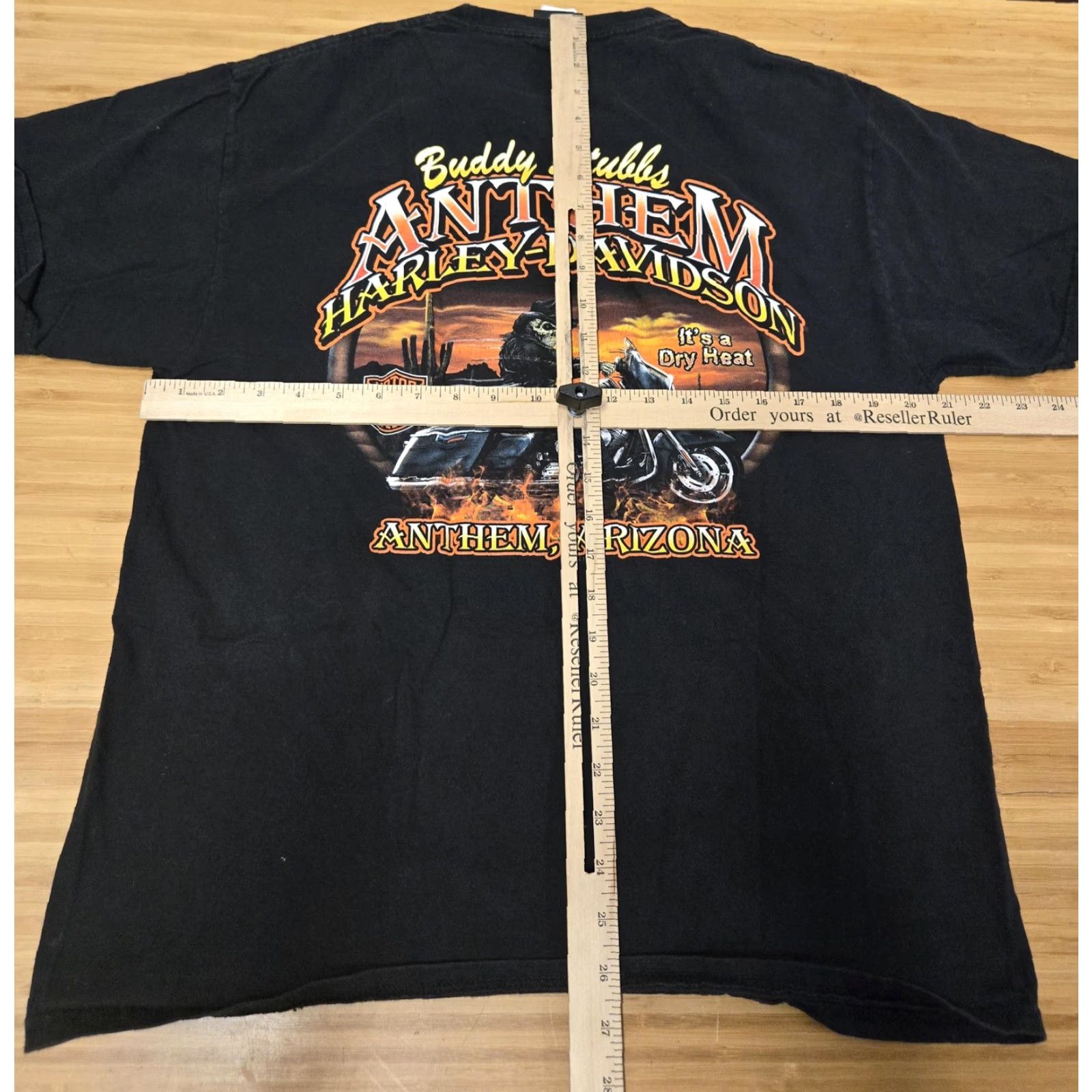 Harley Davidson Harley-Davidson Shirt Mens Large Black Buddy Stubbs Anthem Arizona Motorcycle Tee Size US L / EU 52-54 / 3 - 6 Thumbnail