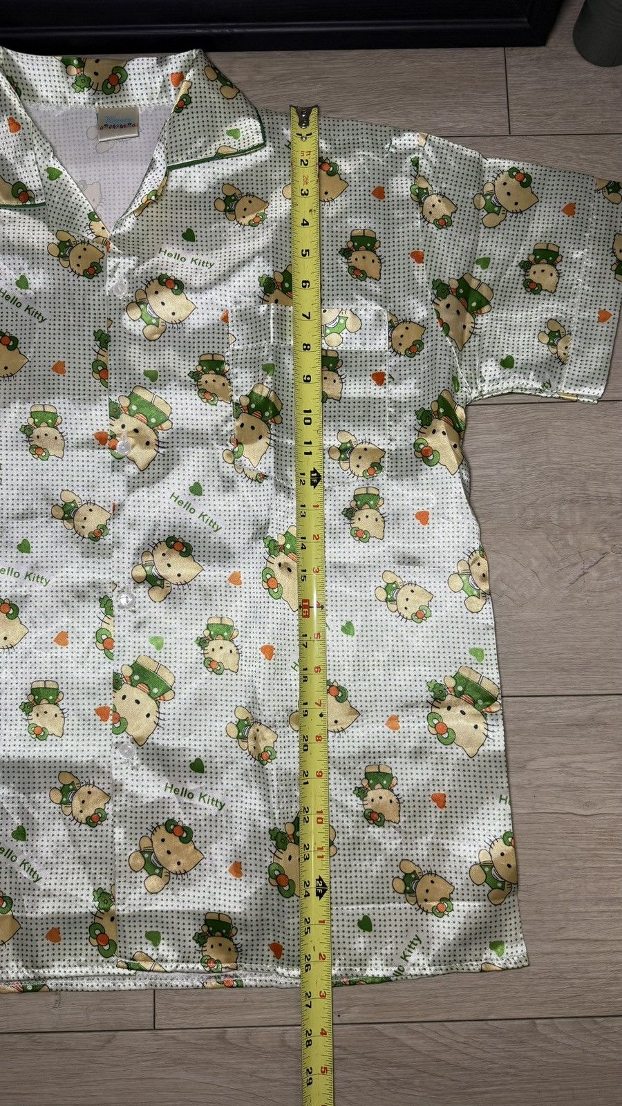 Other Vintage 1980s Sanrio Hello Kitty Single Stitch Button Up Size L / US 10 / IT 46 - 4 Thumbnail