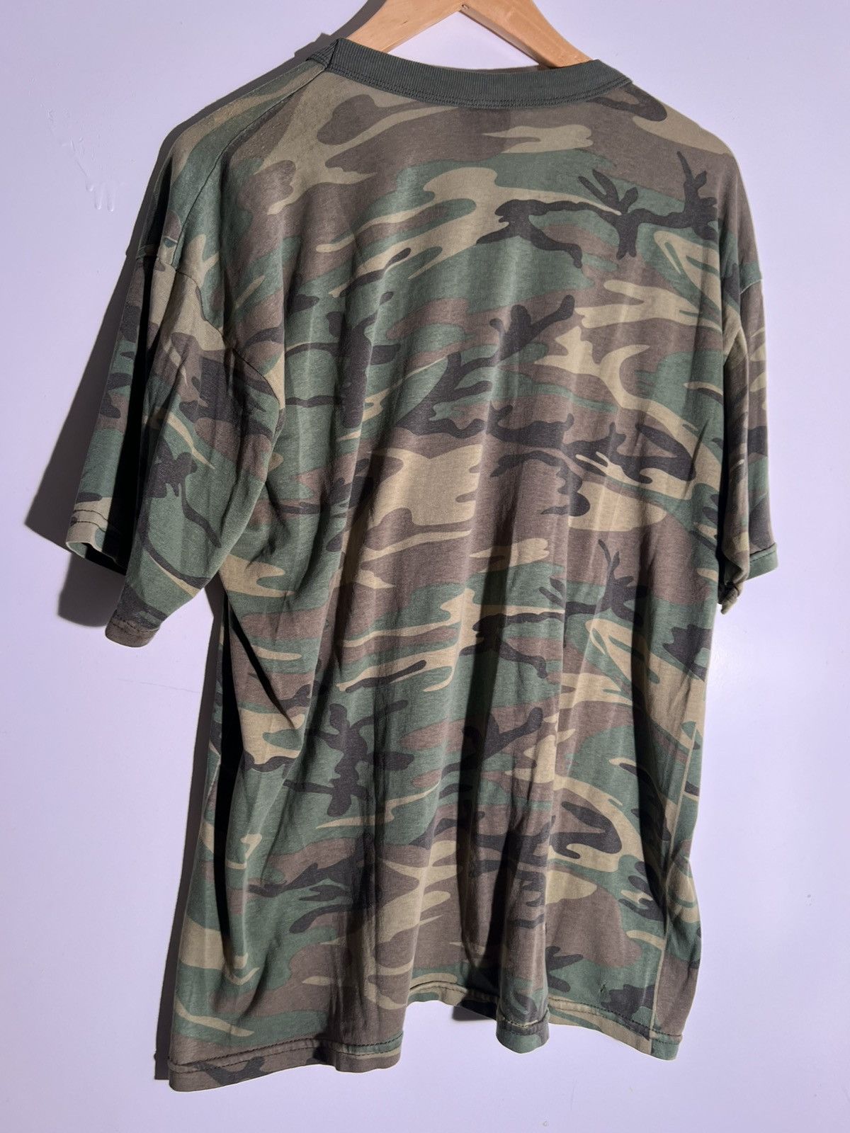 Vintage 90’s 2000’s Y2K VTG Vintage Hunt Texas Camo Retro Ringer Tee Size US XL / EU 56 / 4 - 2 Thumbnail