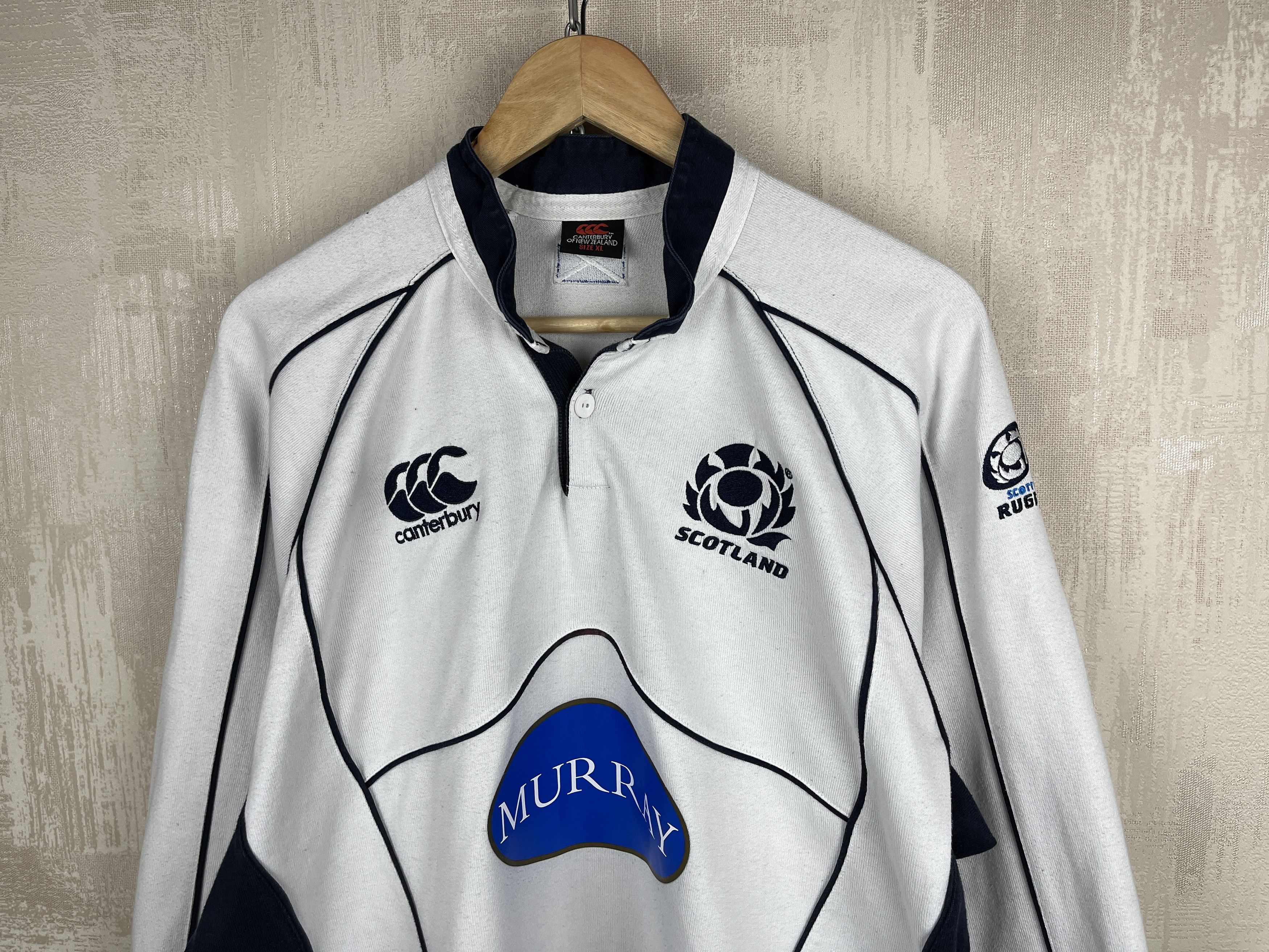 Canterbury of New Zealand Vintage Scotland Away Rugby Jersey Long Sleeve Canterbury Size US XL / EU 56 / 4 - 3 Thumbnail