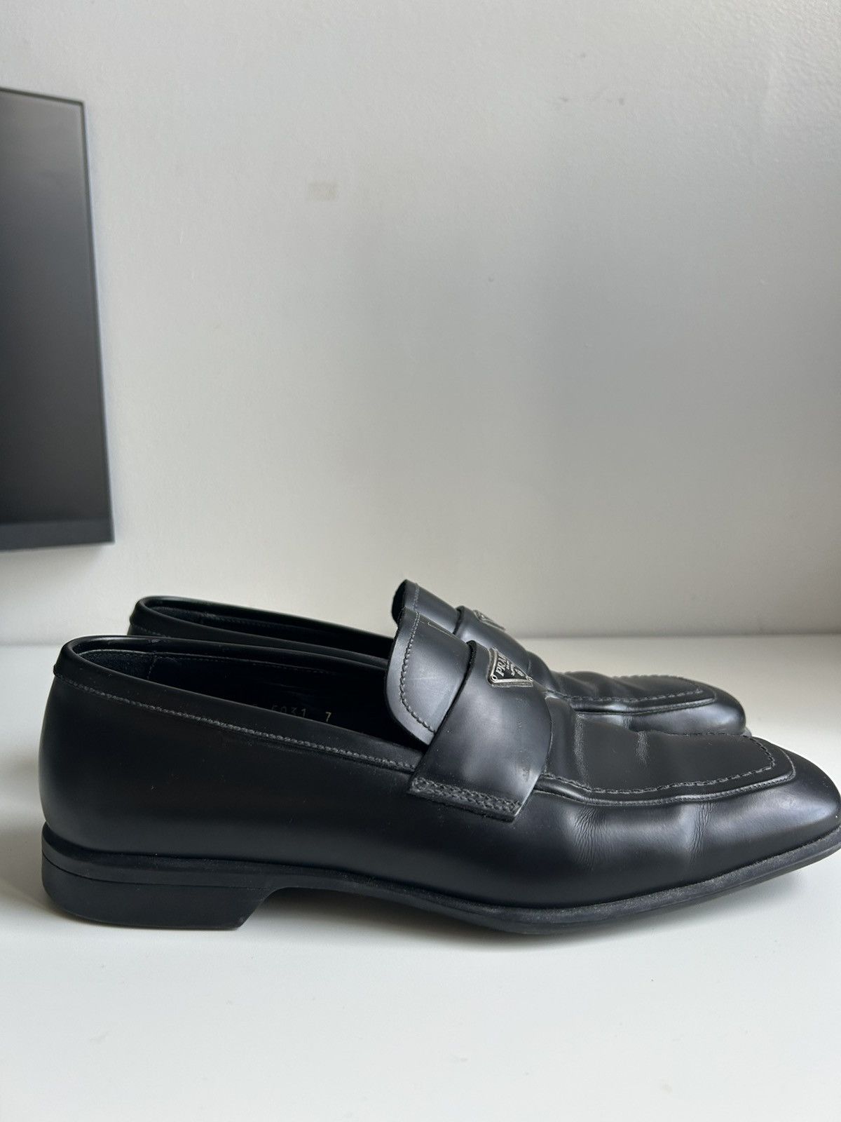Prada Prada Leather Loafers Size US 8 / EU 41 - 3 Thumbnail
