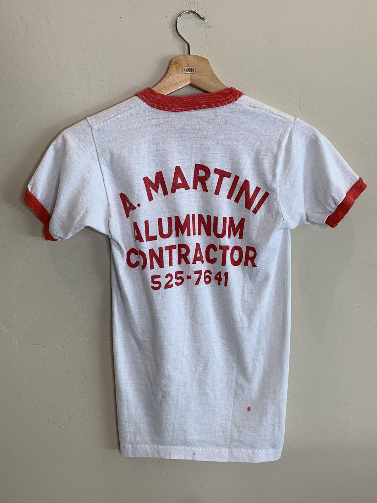 Vintage *RARE* Vintage 60’s Martini Contractor Single Stitch Shirt Size US XS / EU 42 / 0 - 1 Thumbnail