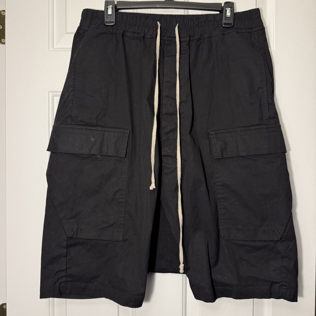 Rick Owens × Rick Owens Drkshdw PODS CARGO SHORTS - MADE IN
