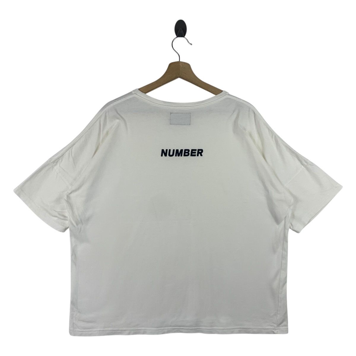 Japanese Brand × Number (N)ine NUMBENI(N)E baggy centre logo tee Size US L / EU 52-54 / 3 - 4 Thumbnail