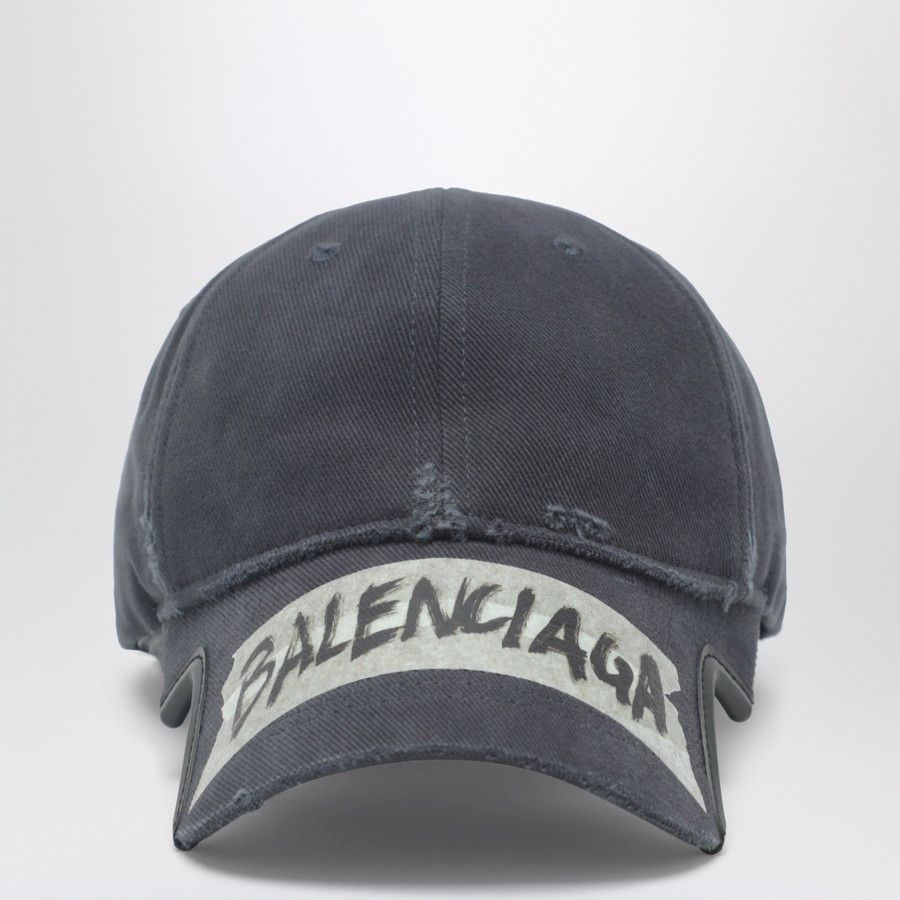 Balenciaga o1d2blof0226 Size: L / Masking Tape Cap / Hat in Black Size ONE SIZE - 1 Thumbnail