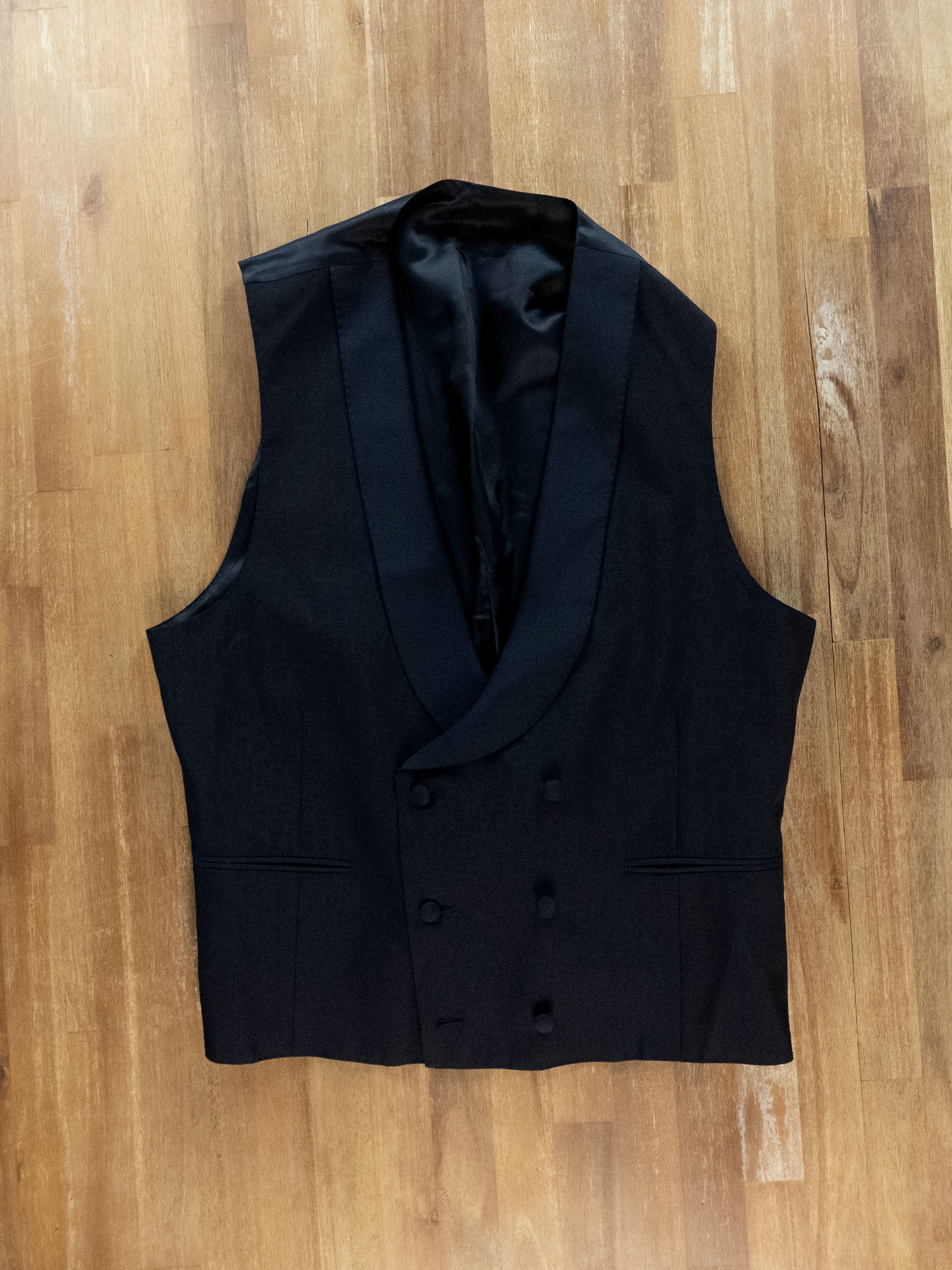 Lardini LARDINI navy blue wool silk 3 piece tuxedo suit Size 42R Size 42R - 21 Thumbnail