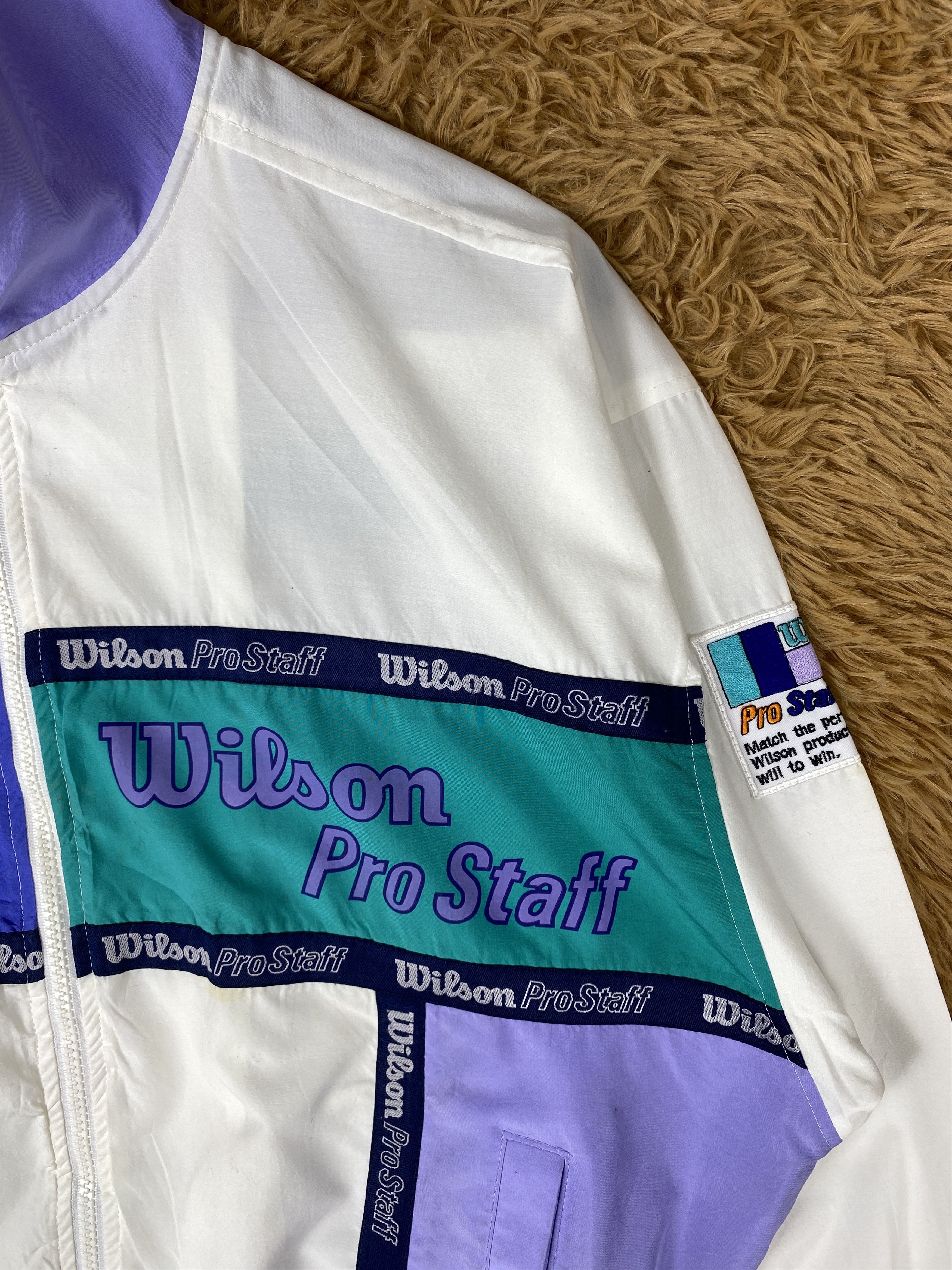 Vintage Vintage 90s Wilson Tape on Jacket J1999 Size US M / EU 48-50 / 2 - 4 Thumbnail