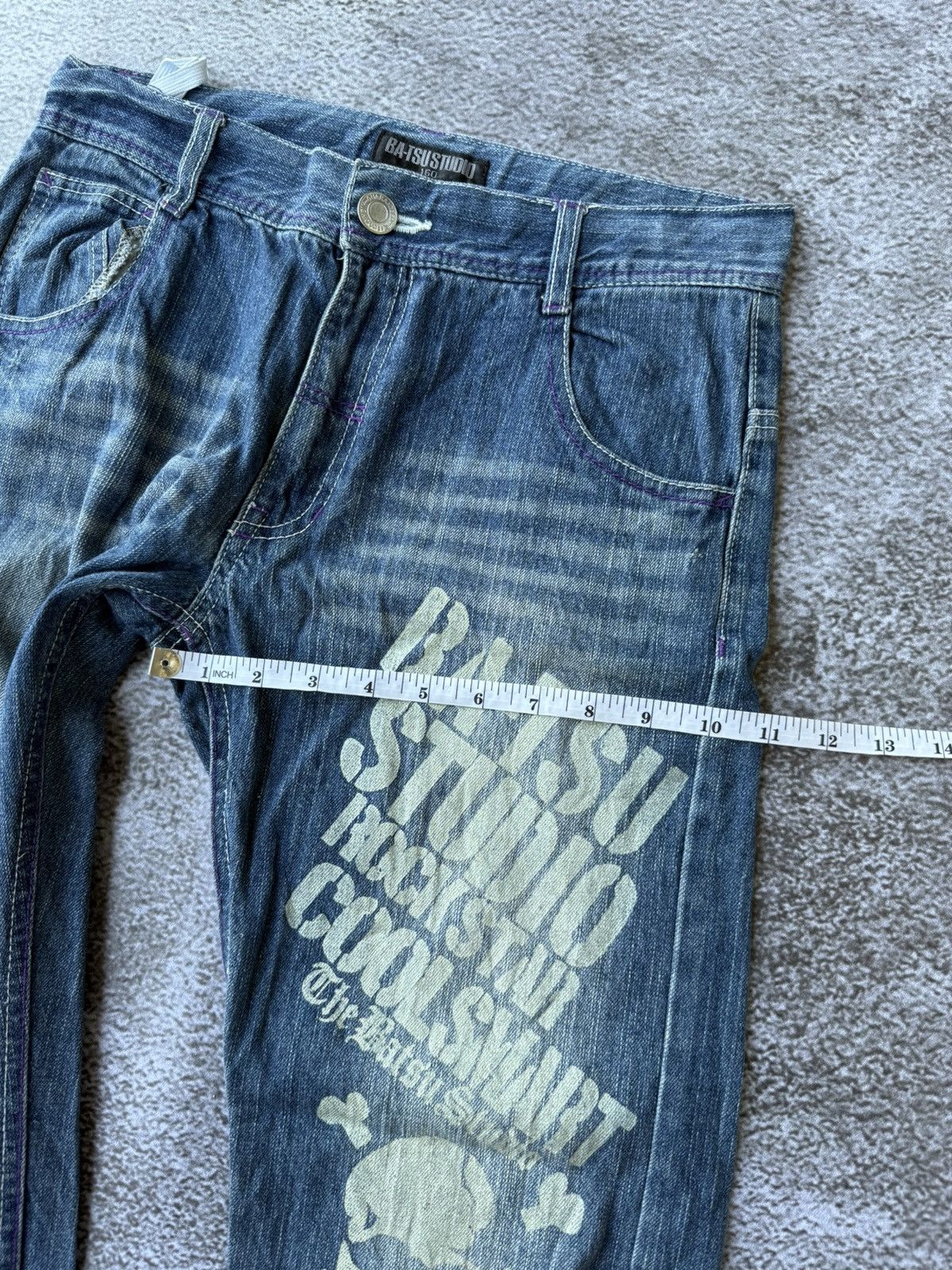 20471120 × Beauty Beast × Japanese Brand Batsu studio skull denim jeans ifsixwas kmrii styled Size US 30 / EU 46 - 10 Thumbnail