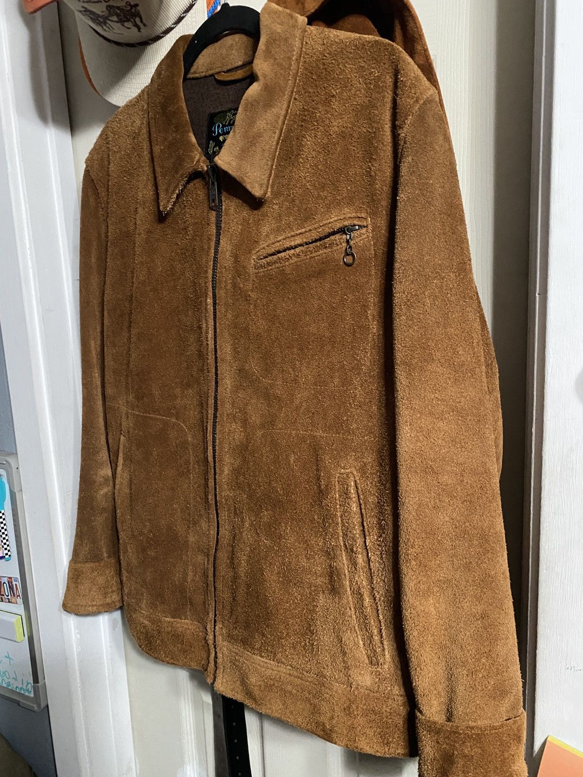 Schott Schott Perfecto 375 Rough Out Suede Jacket Size US M / EU 48-50 / 2 - 2 Thumbnail