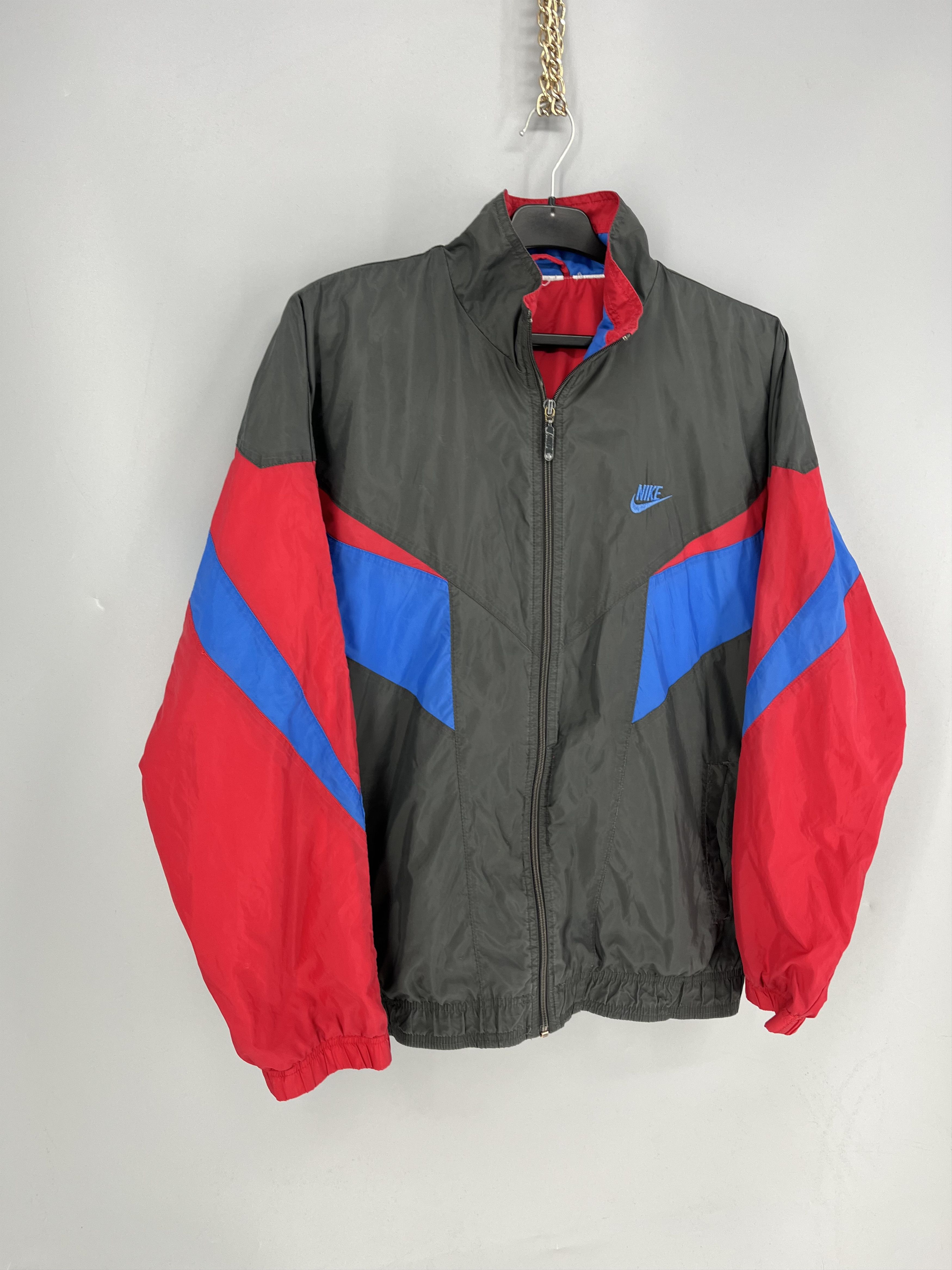 Nike Vintage Nike track jacket size M big logo swoosh Size US M / EU 48-50 / 2 - 2 Thumbnail