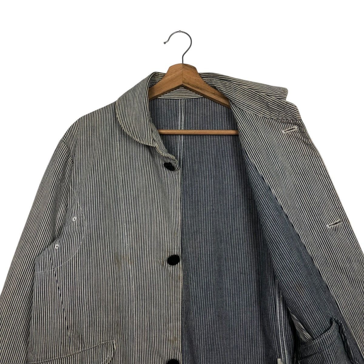 Vintage 🔥VINTAGE HICKORY CHORE WORKER JACKET JAPAN ISSEY MIYAKE Size US M / EU 48-50 / 2 - 14 Thumbnail