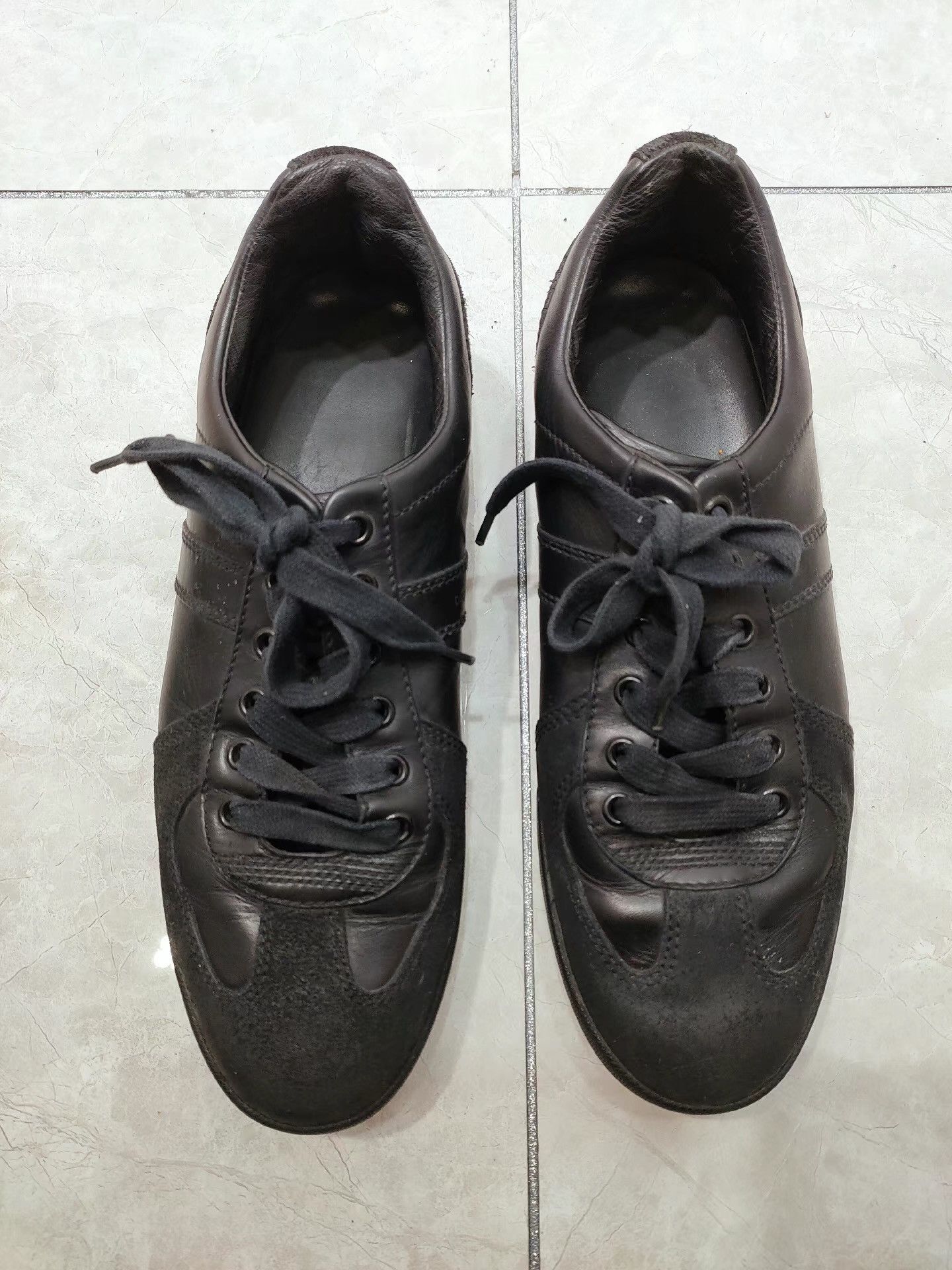 Dior Dior Men's Black Genuine Leather Casual Shoes K29 Size US 6 / EU 39 - 1 Thumbnail