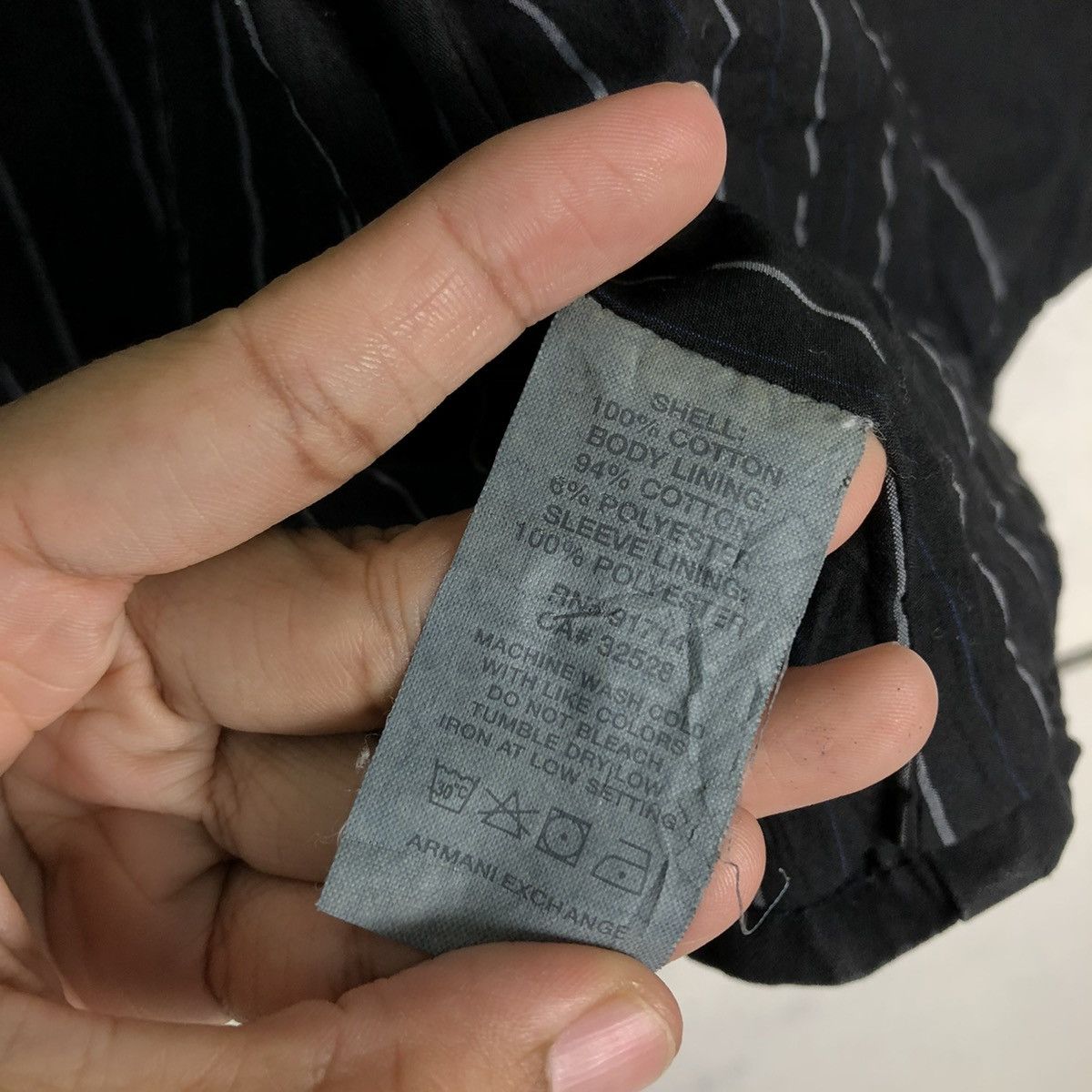 Armani Exchange 🔥CROPPED BIKER JACKET RACER STRIPED DESIGN ARMANI EXCHANGE Size US S / EU 44-46 / 1 - 17 Thumbnail