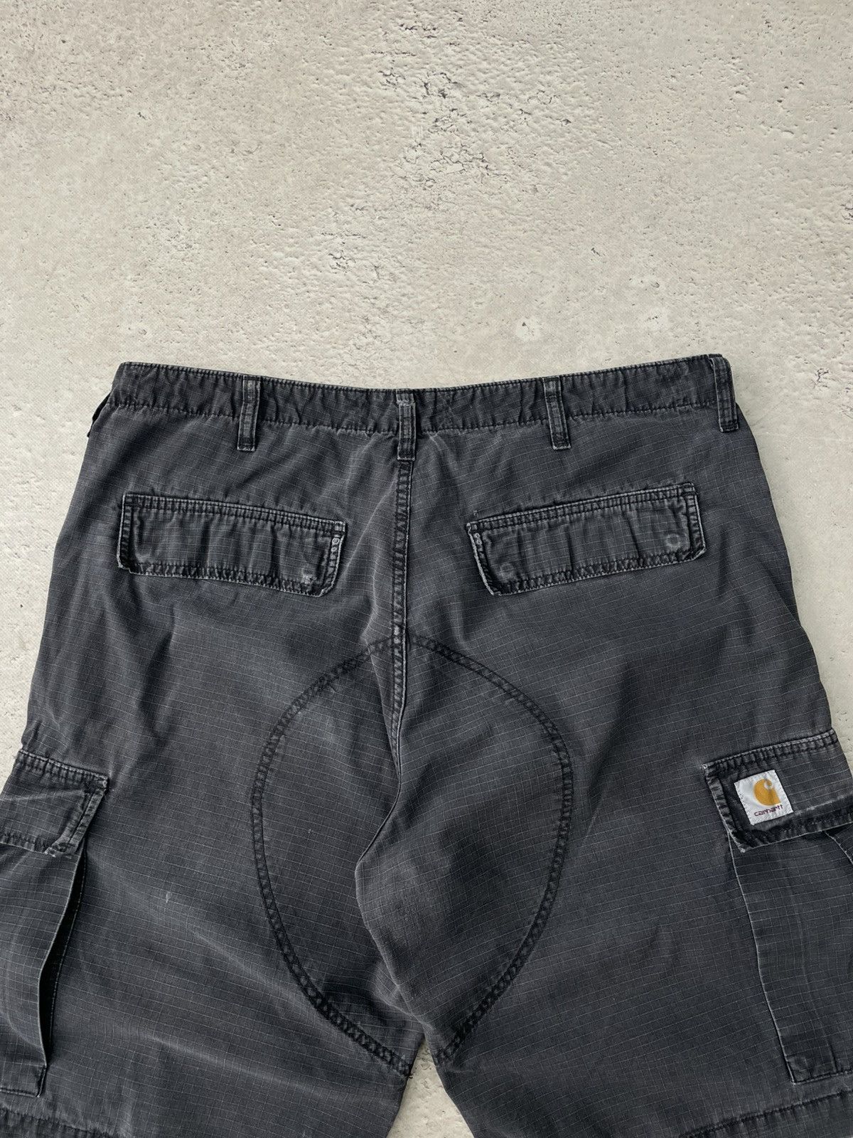 Carhartt Washed cargo y2k baggy wide leg carhartt shorts pants Size US 36 / EU 52 - 10 Thumbnail