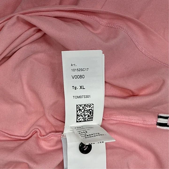 Stone Island Stone Island Pink Short Sleeve Polo Shirt -2506 Size US XL / EU 56 / 4 - 3 Thumbnail