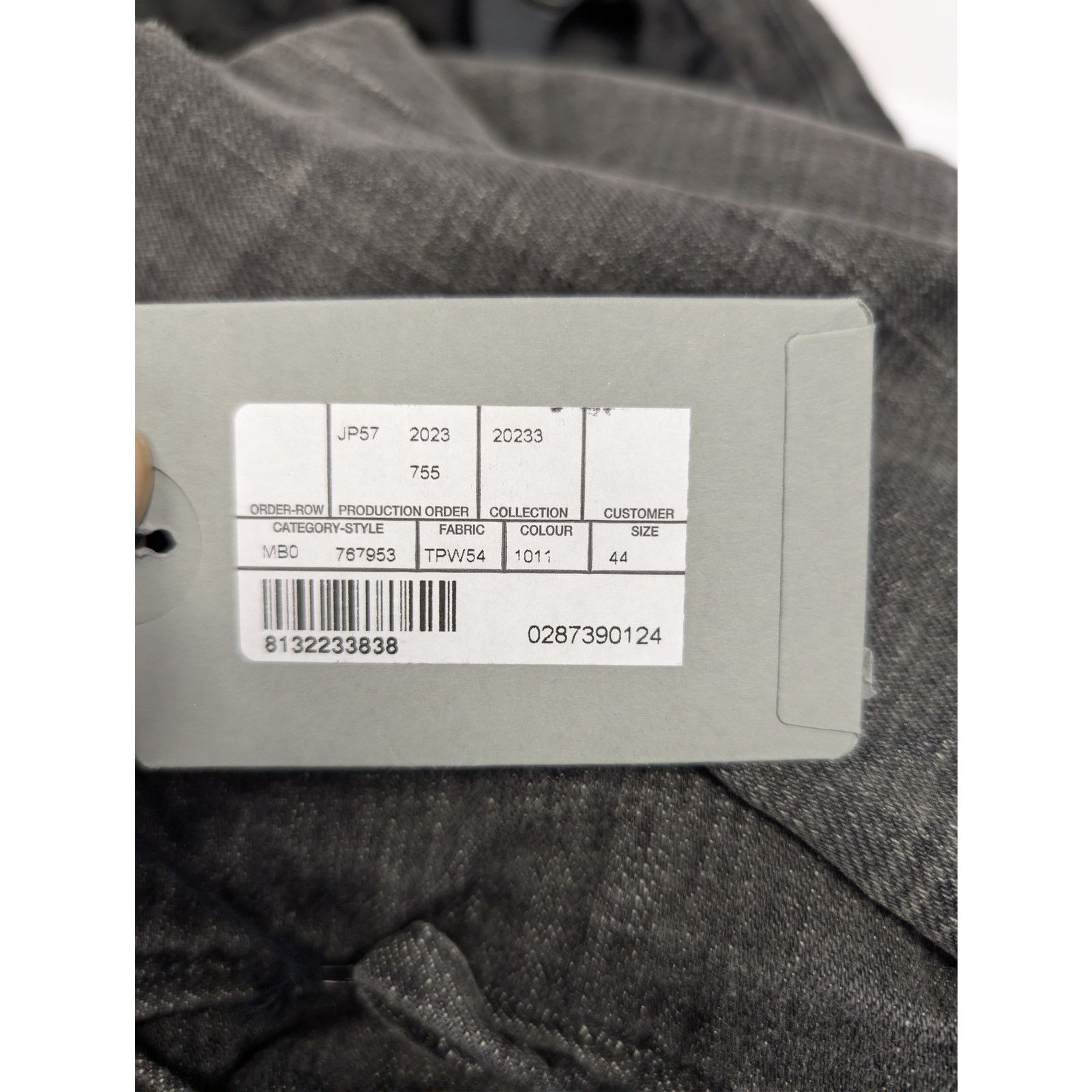 Balenciaga o1rshd1 Japanese Ring Black Denim Washed Jacket Wash Black Size US S / EU 44-46 / 1 - 21 Thumbnail
