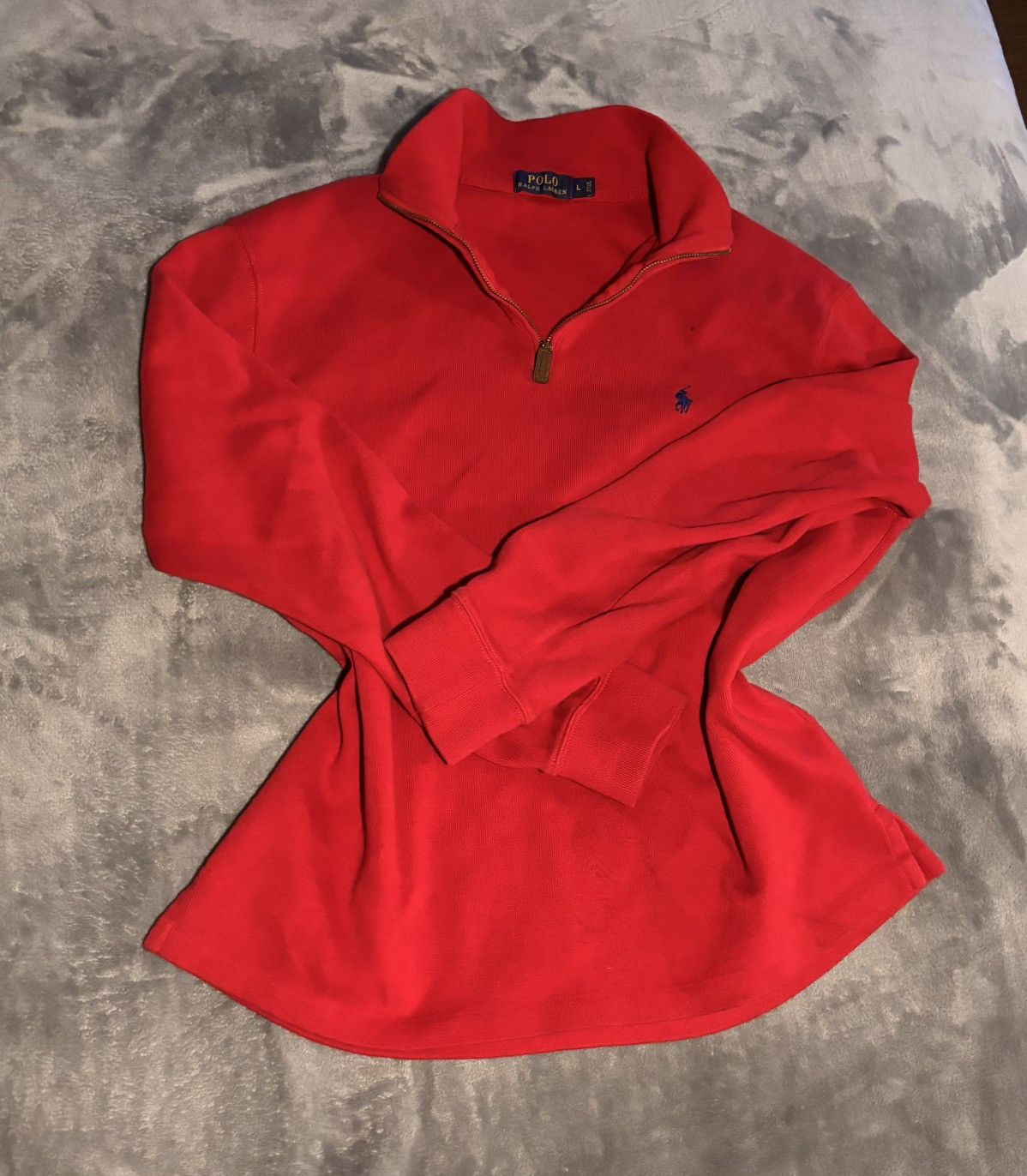 Polo Ralph Lauren Polo Ralph Lauren - Red 1/4 Zip Size US L / EU 52-54 / 3 - 1 Thumbnail